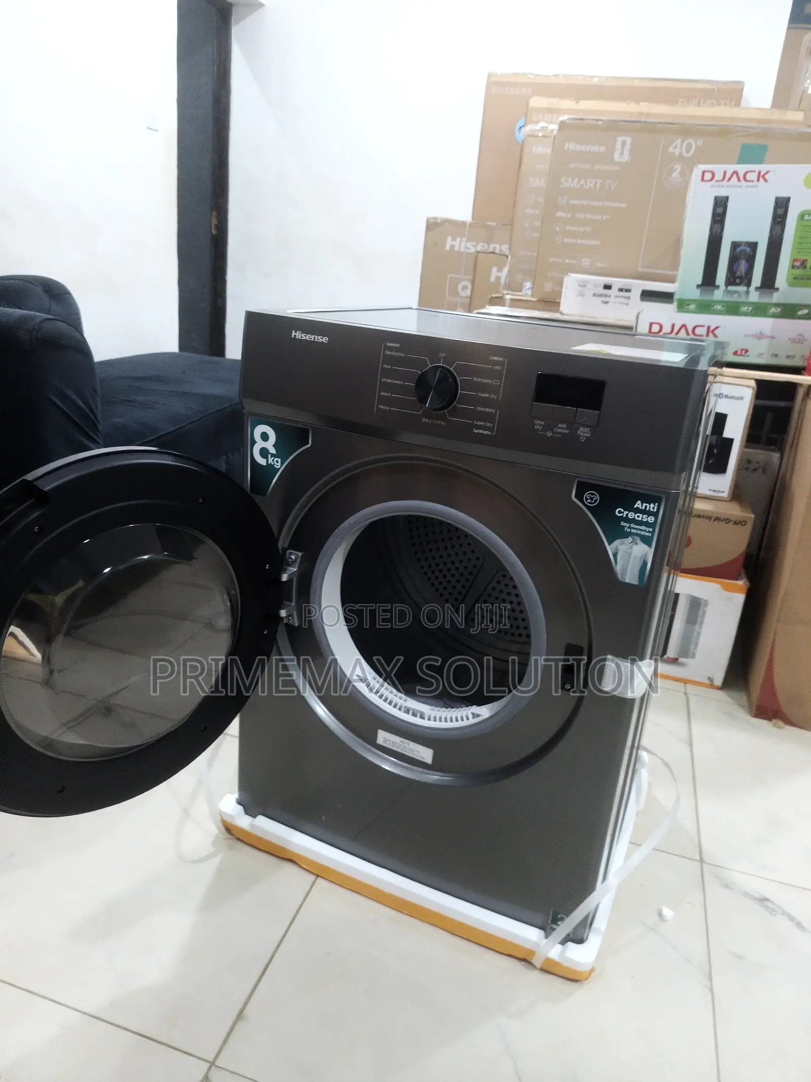 Hisense 8kg Front Load Dryer - Reversible Door Design
