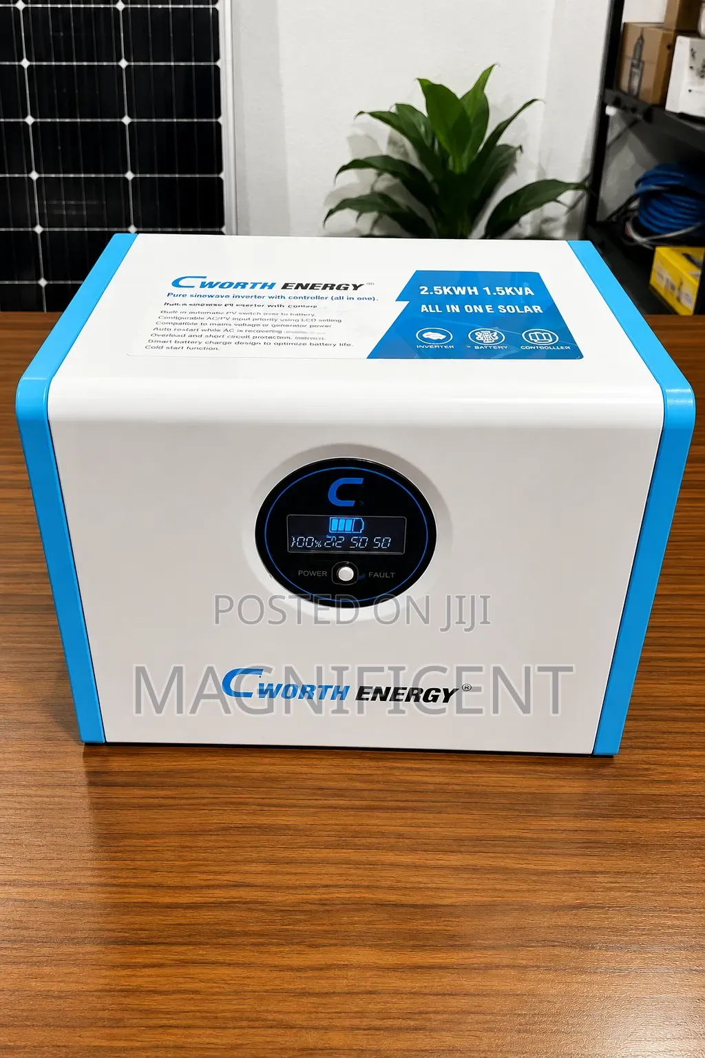 Cworth Energy 2.5kwh All-in-One Solar Power Station – 1.5kva Lithium