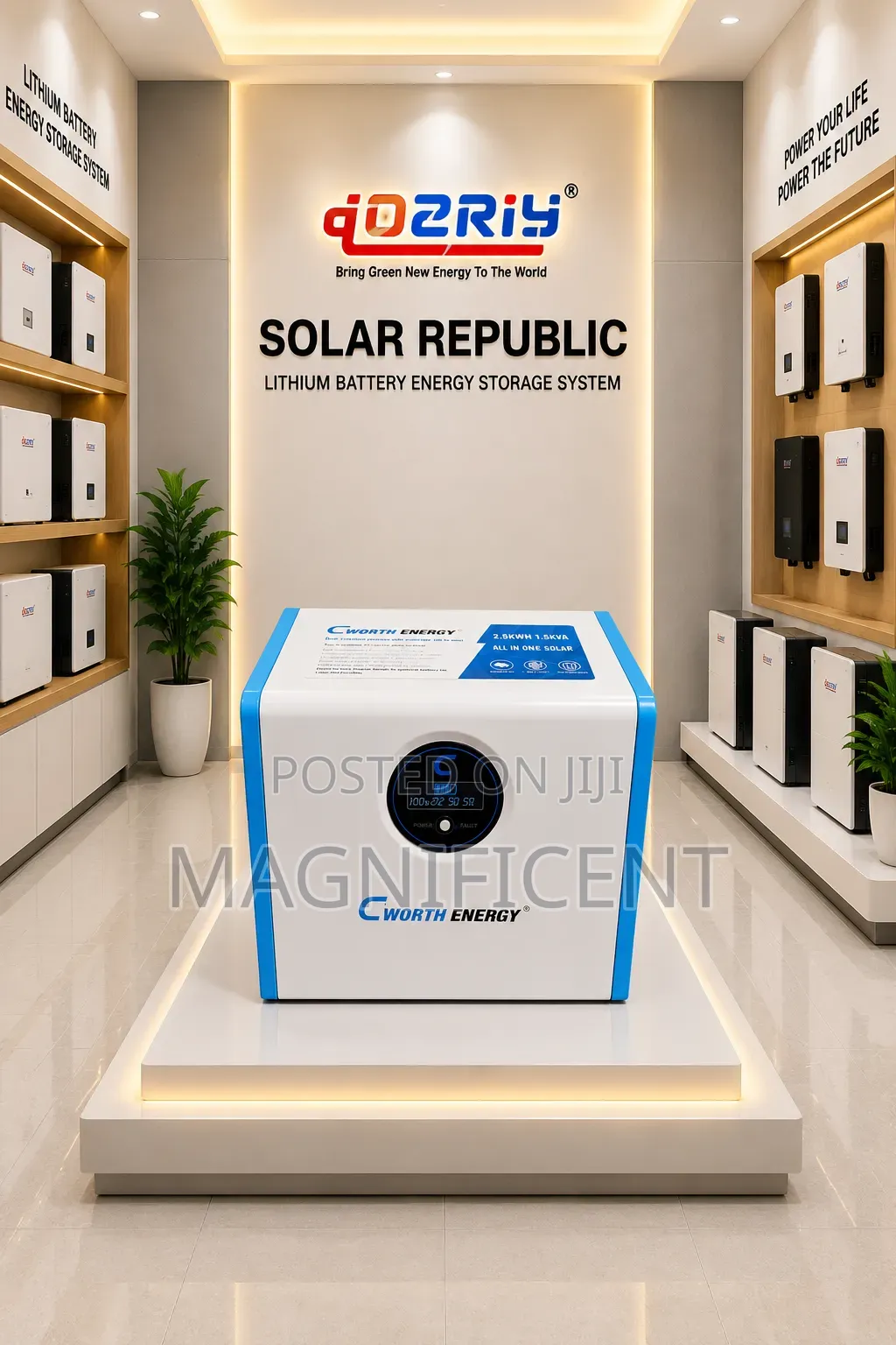 Cworth Energy 2.5kwh All-in-One Solar Power Station – 1.5kva Lithium