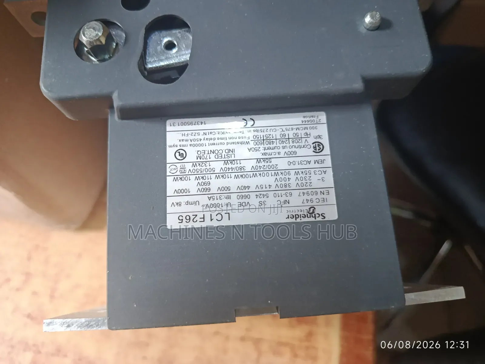 Schneider Electric Lc1f265 Tesys F Contactor