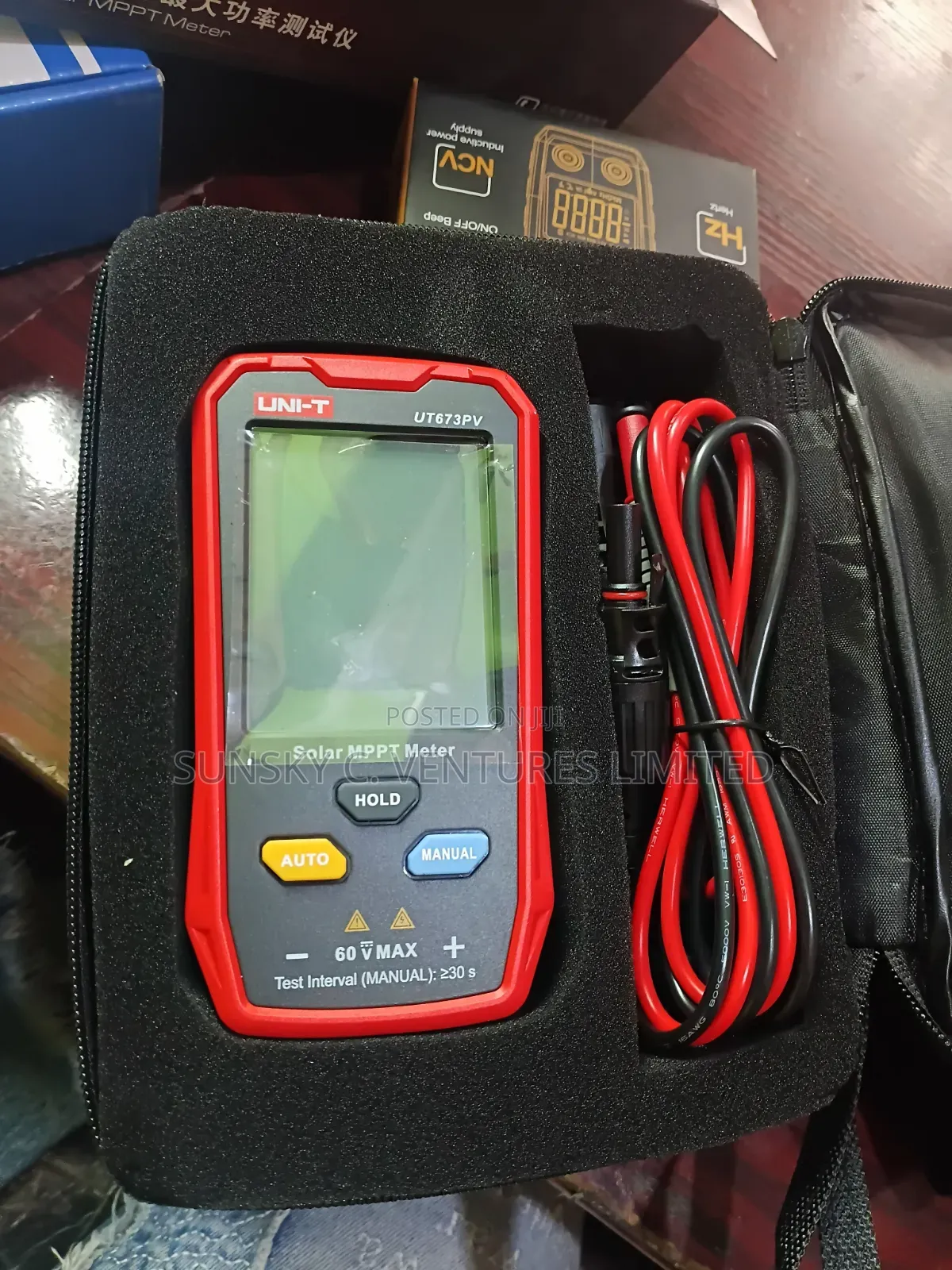 Unit Panel Wattage Tester - Multimeter.