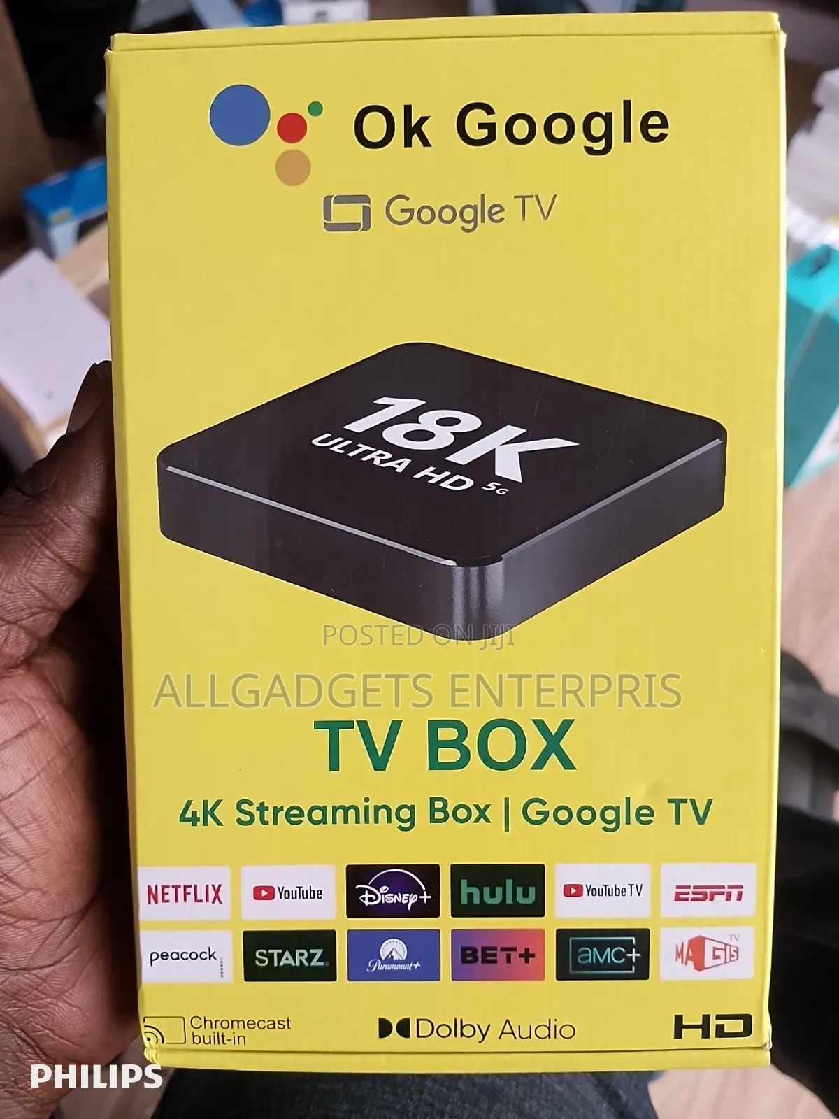 Android TV Box.128gb/8gb Ram With NETFLIX