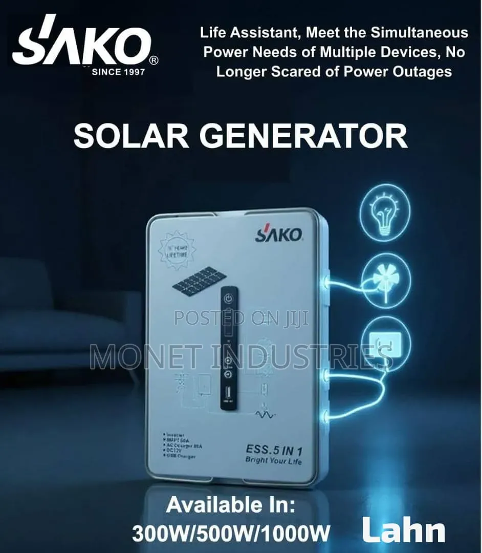 Sako 1kwh 300w 5 1n 1 Portable Energy Storage System