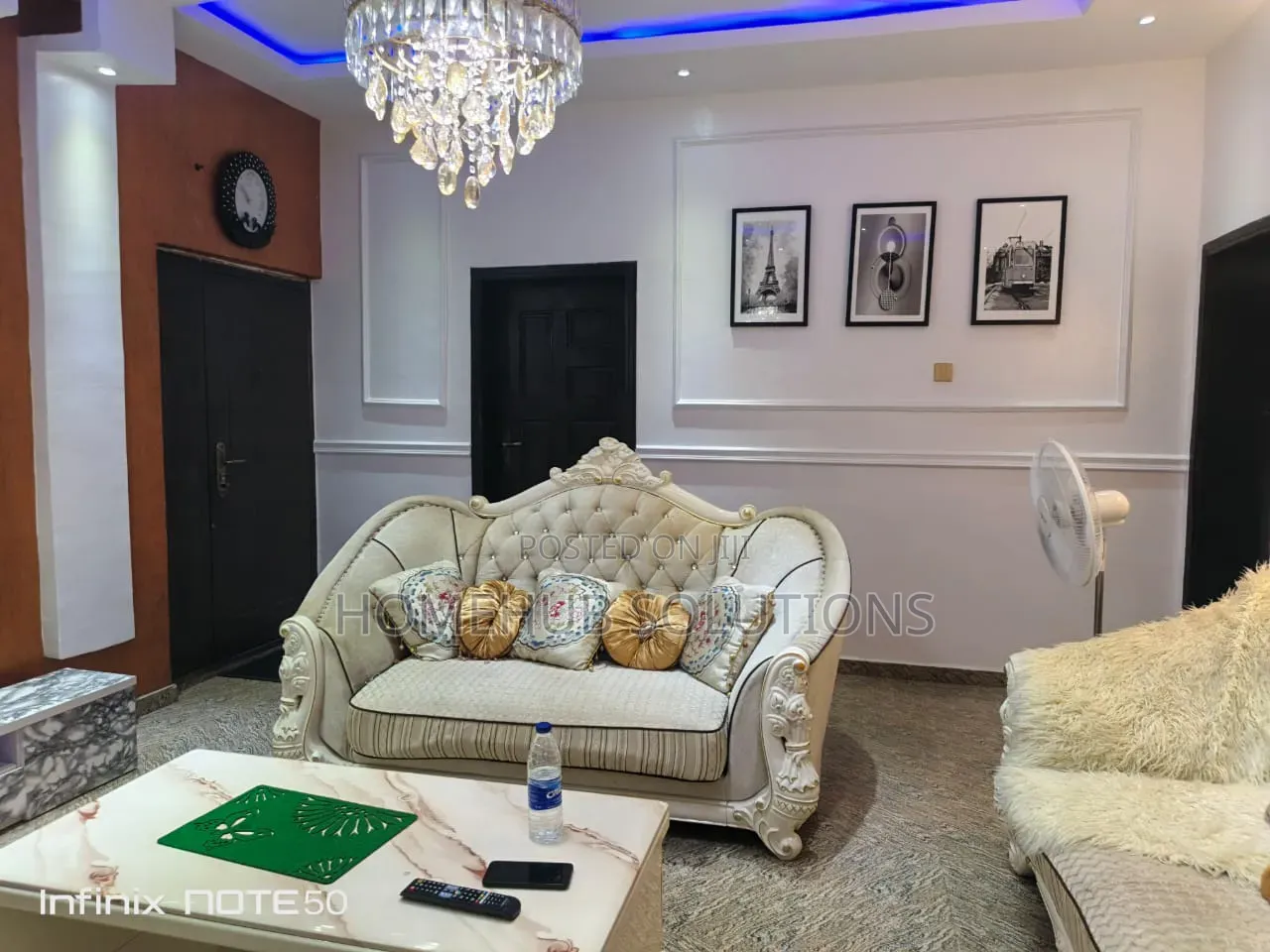 7 Seaters Royal Sofa With Marble Top Center Table