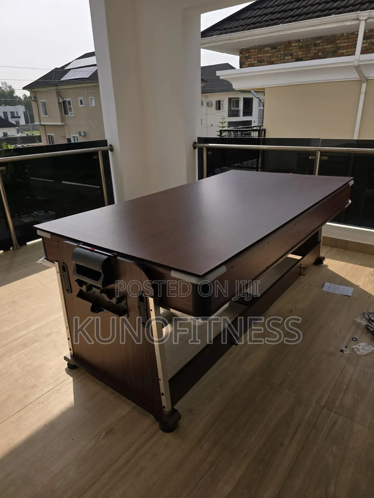 7-Foot Rotating Multi-Game Table | Pool + Air Hockey + Dining + Tennis