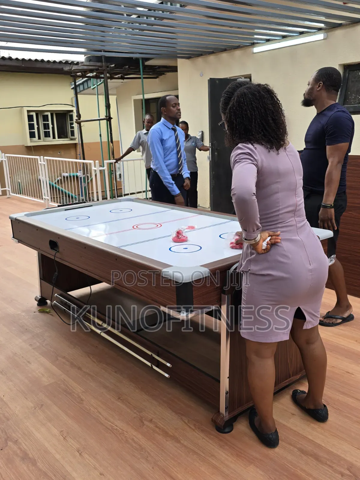 7-Foot 4-in-1 Rotating Game Table | Pool Billiards Air Hockey Tennis