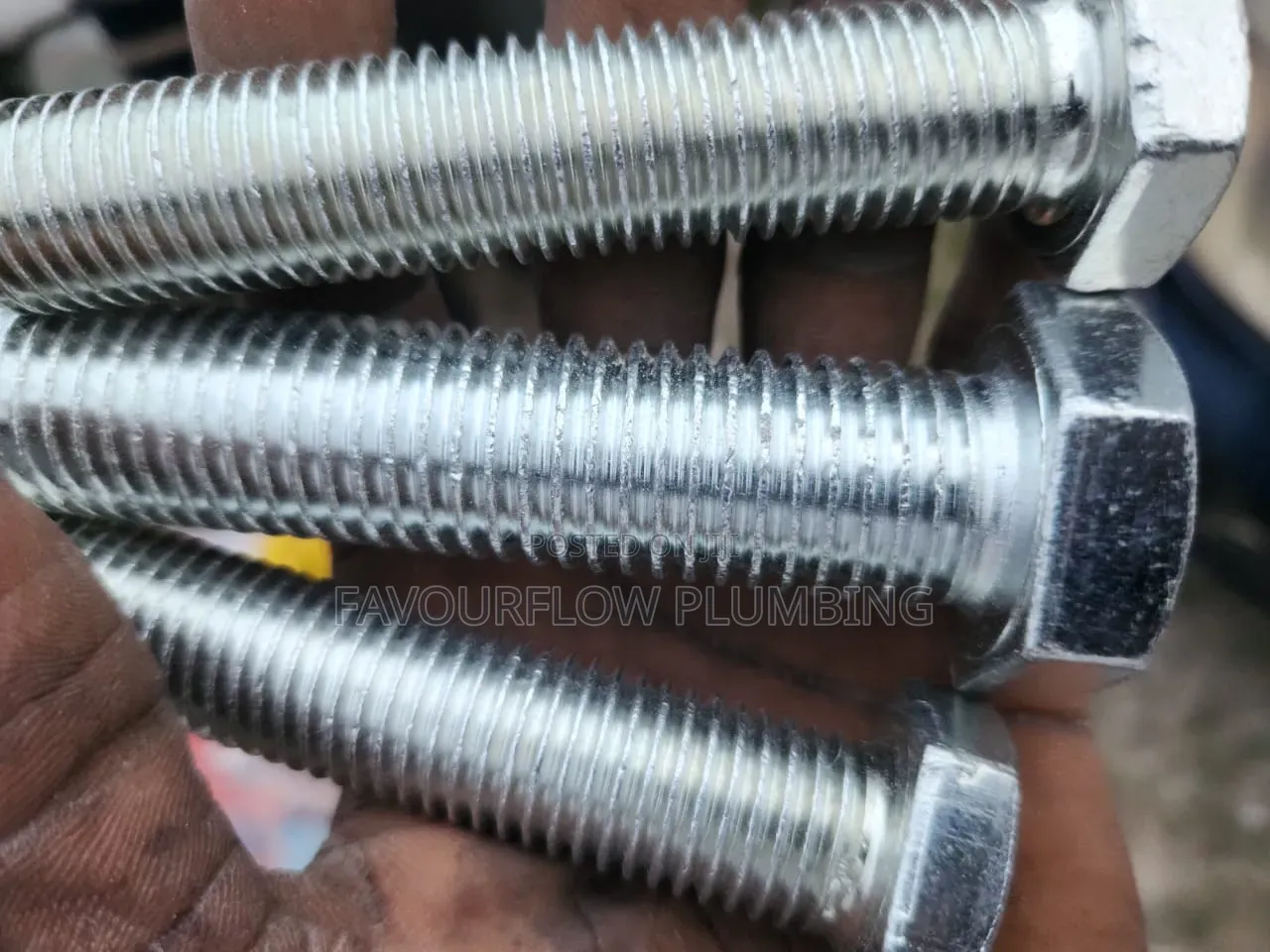 M20 X 70mm Hex Bolts With Matching Nuts Spring Washers