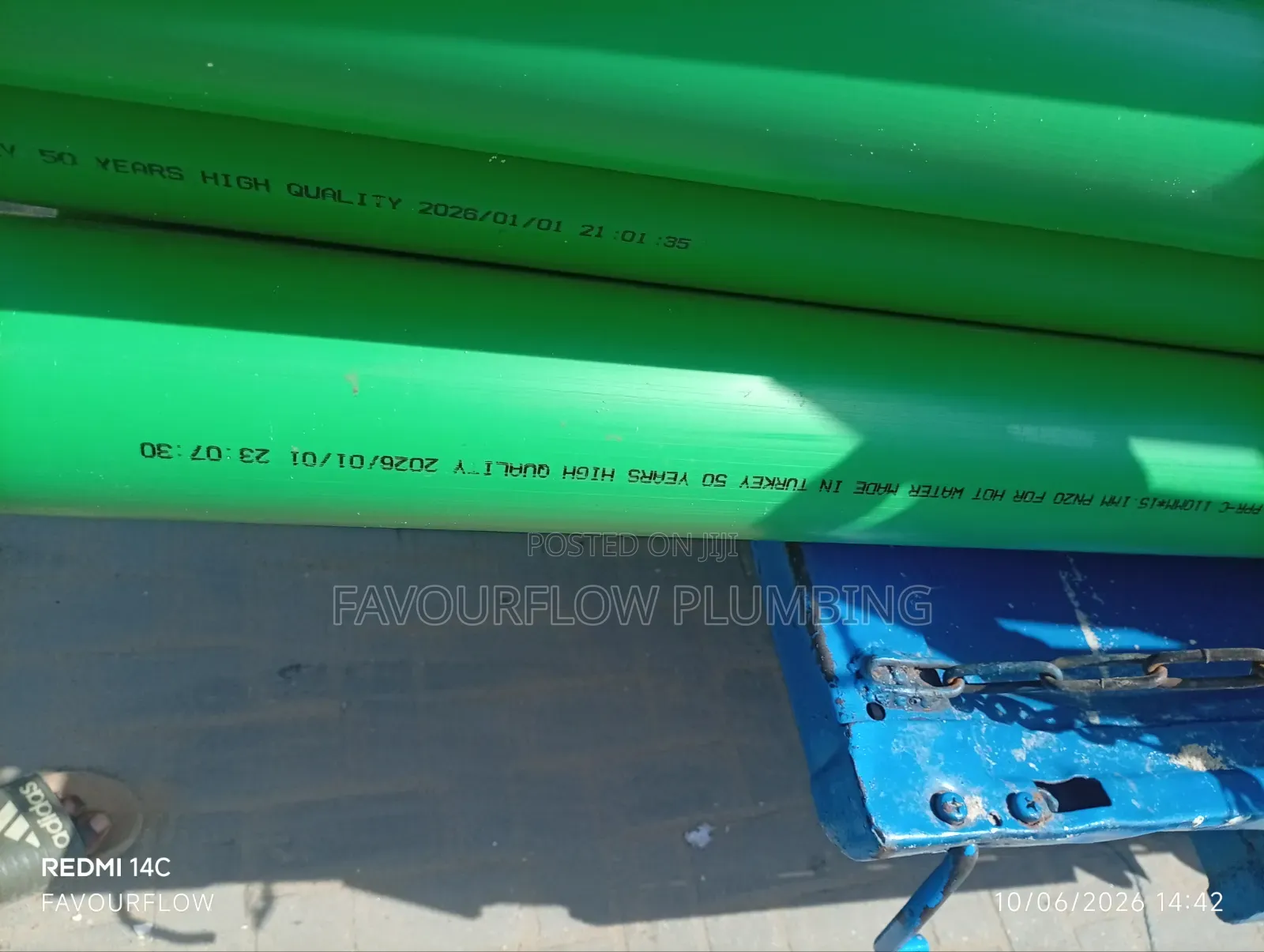 Premium Propipe 4"X110mm PPR-C Hot Cold Water Pipes – Made in Turkey
