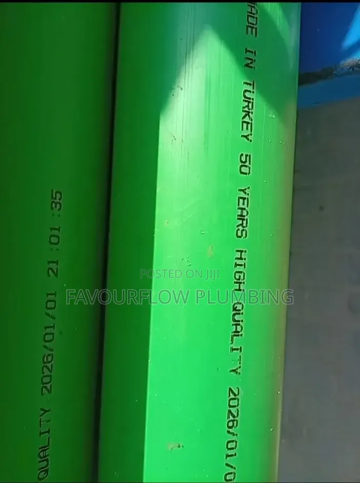 Premium Propipe 4"X110mm PPR-C Hot Cold Water Pipes – Made in Turkey