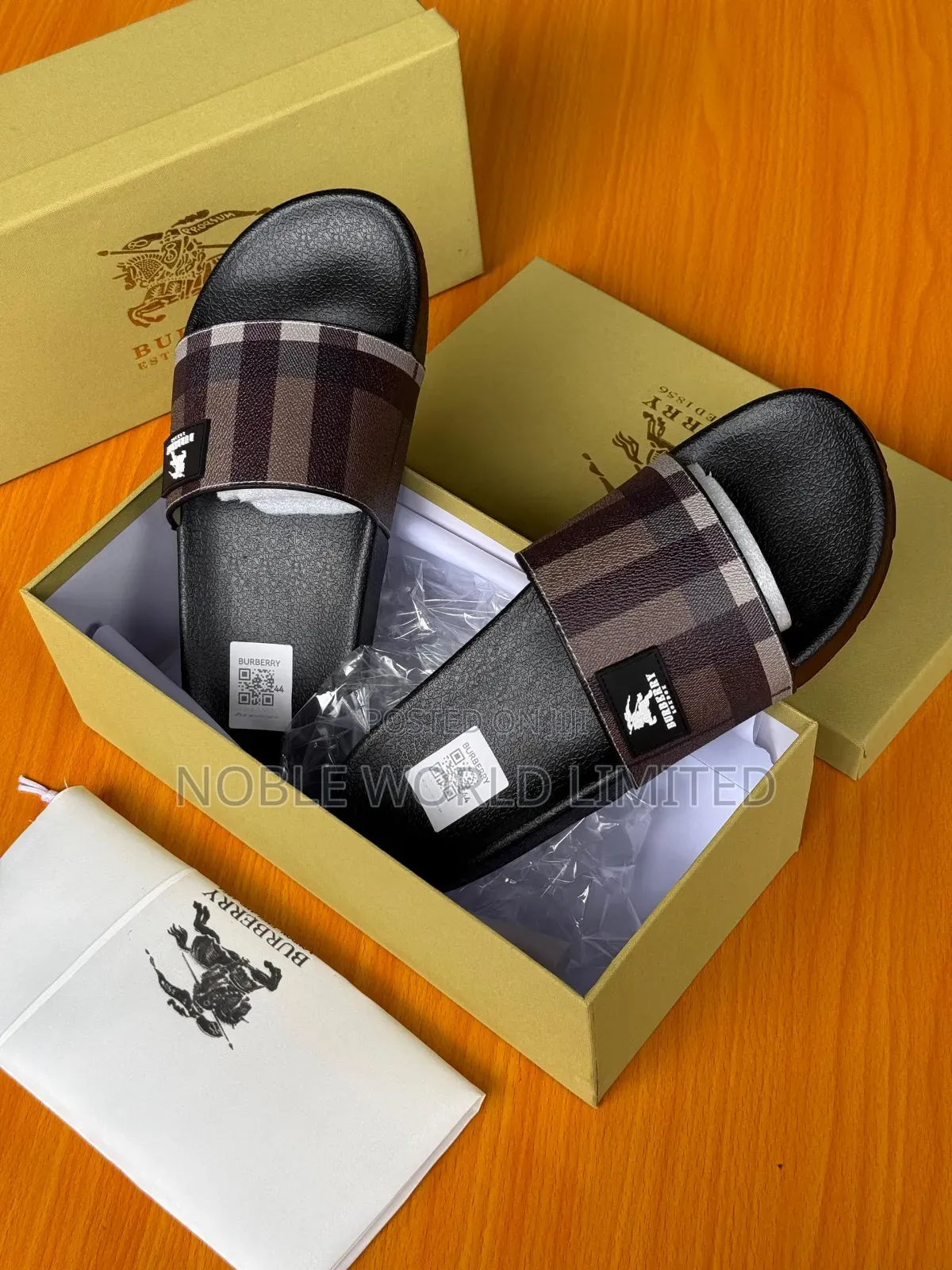 Burberry Unisex Slides Frank 7d