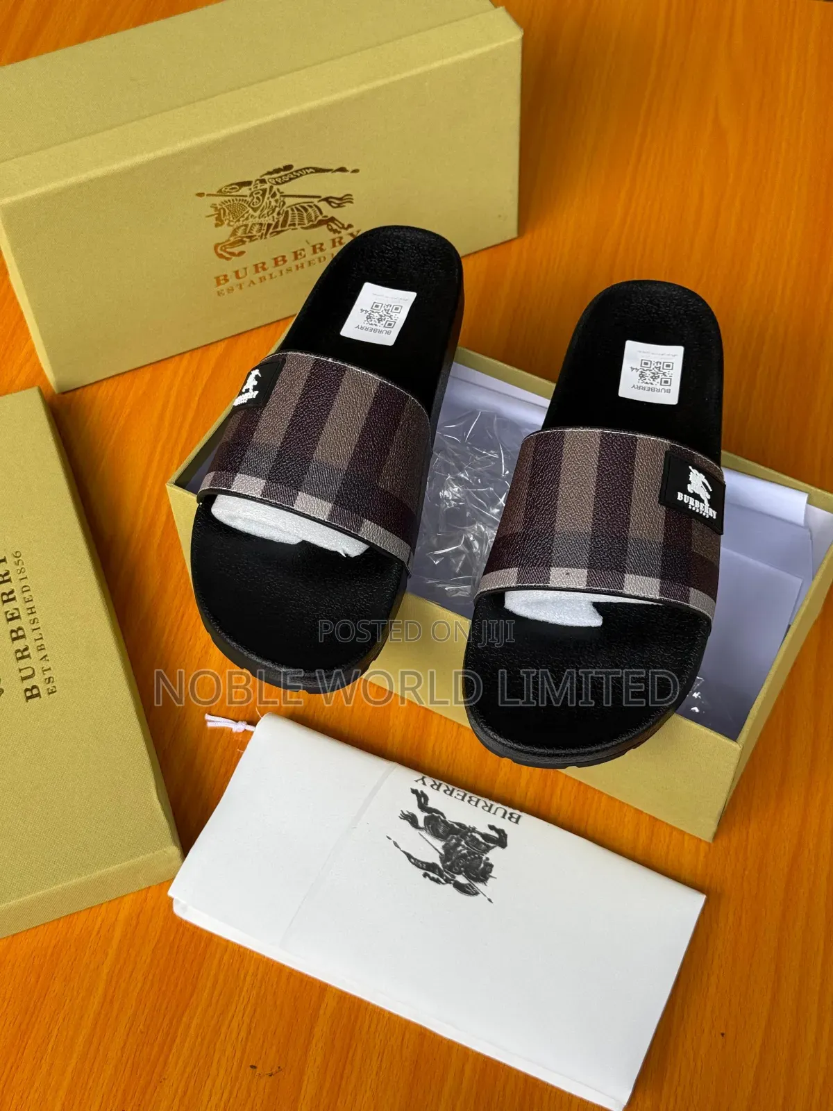 Burberry Unisex Slides Frank 7d