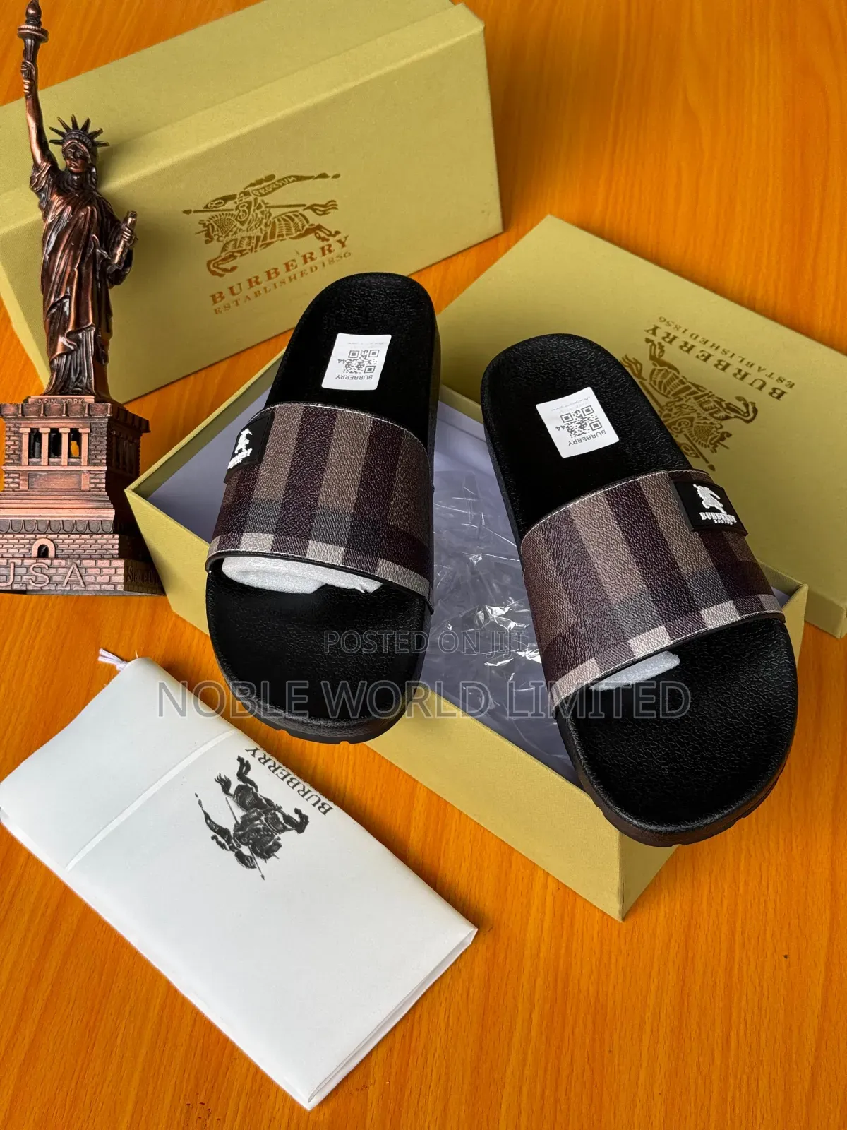 Burberry Unisex Slides Frank 7d