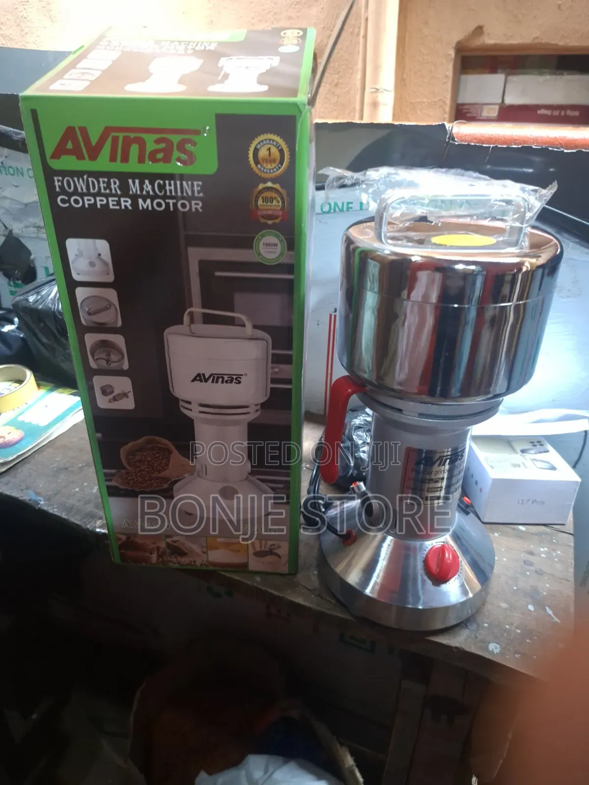 350g Avinas Dry Grinder - 350gram Capacity, Copper Motor