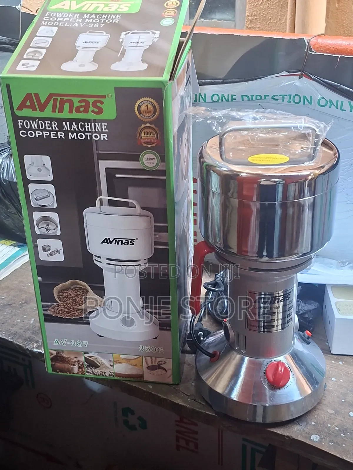 350g Avinas Dry Grinder - 350gram Capacity, Copper Motor