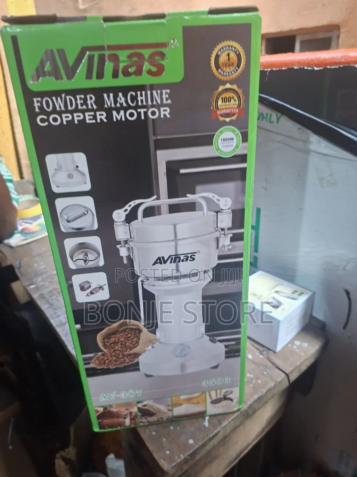 350g Avinas Dry Grinder - 350gram Capacity, Copper Motor