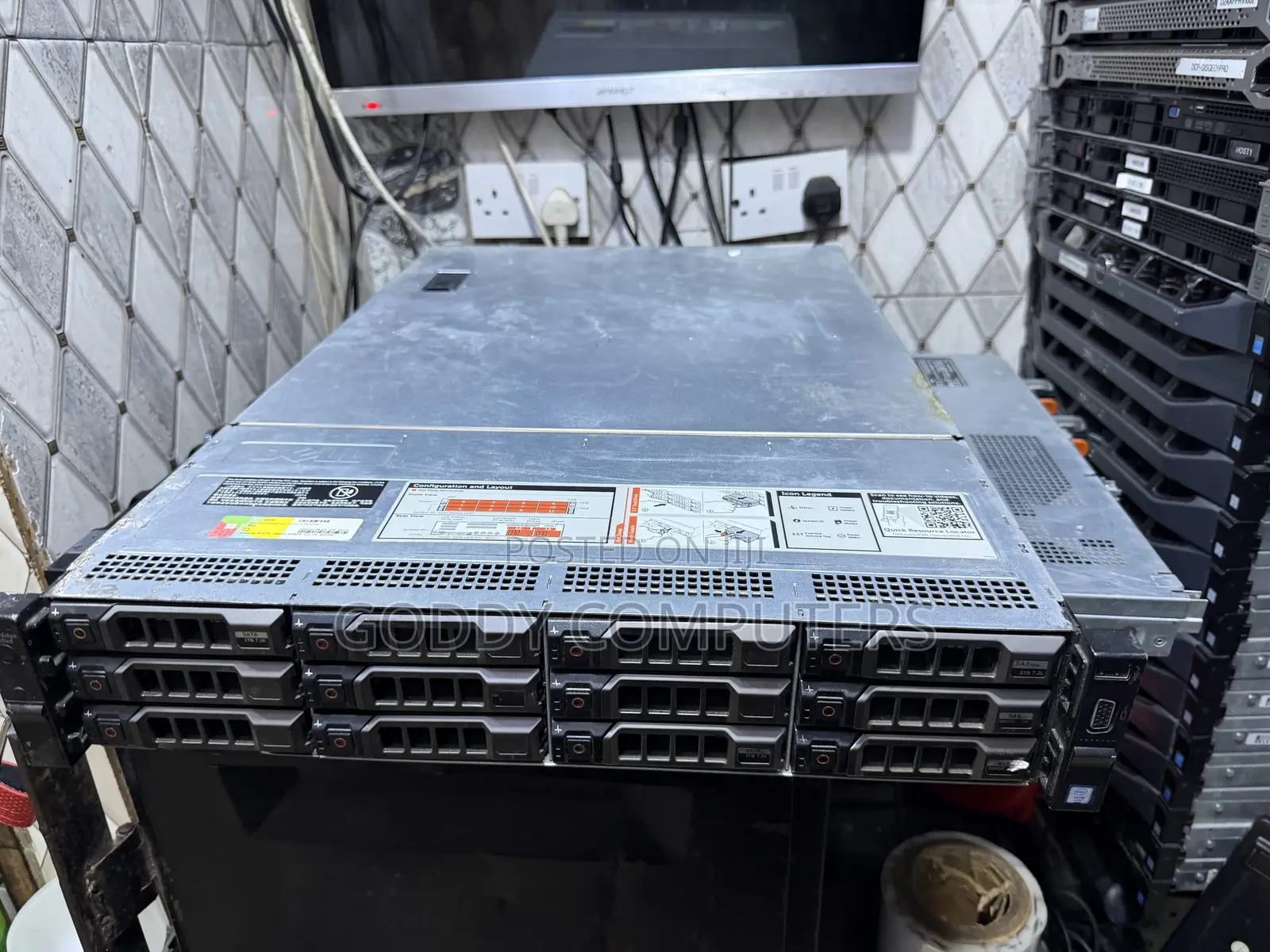 Server Dell PowerEdge R730 64GB Intel Xeon HDD 6T