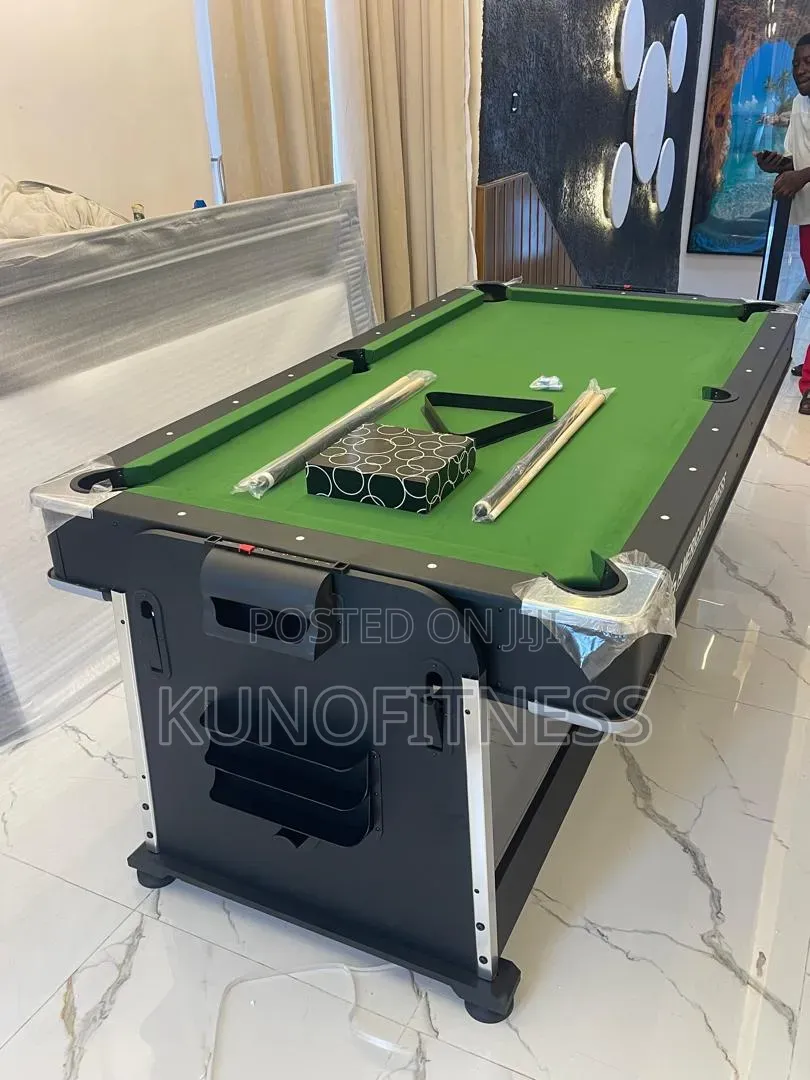 7-Foot Multi-Game Table 4-in-1 | Billiards Air Hockey Tennis Dining