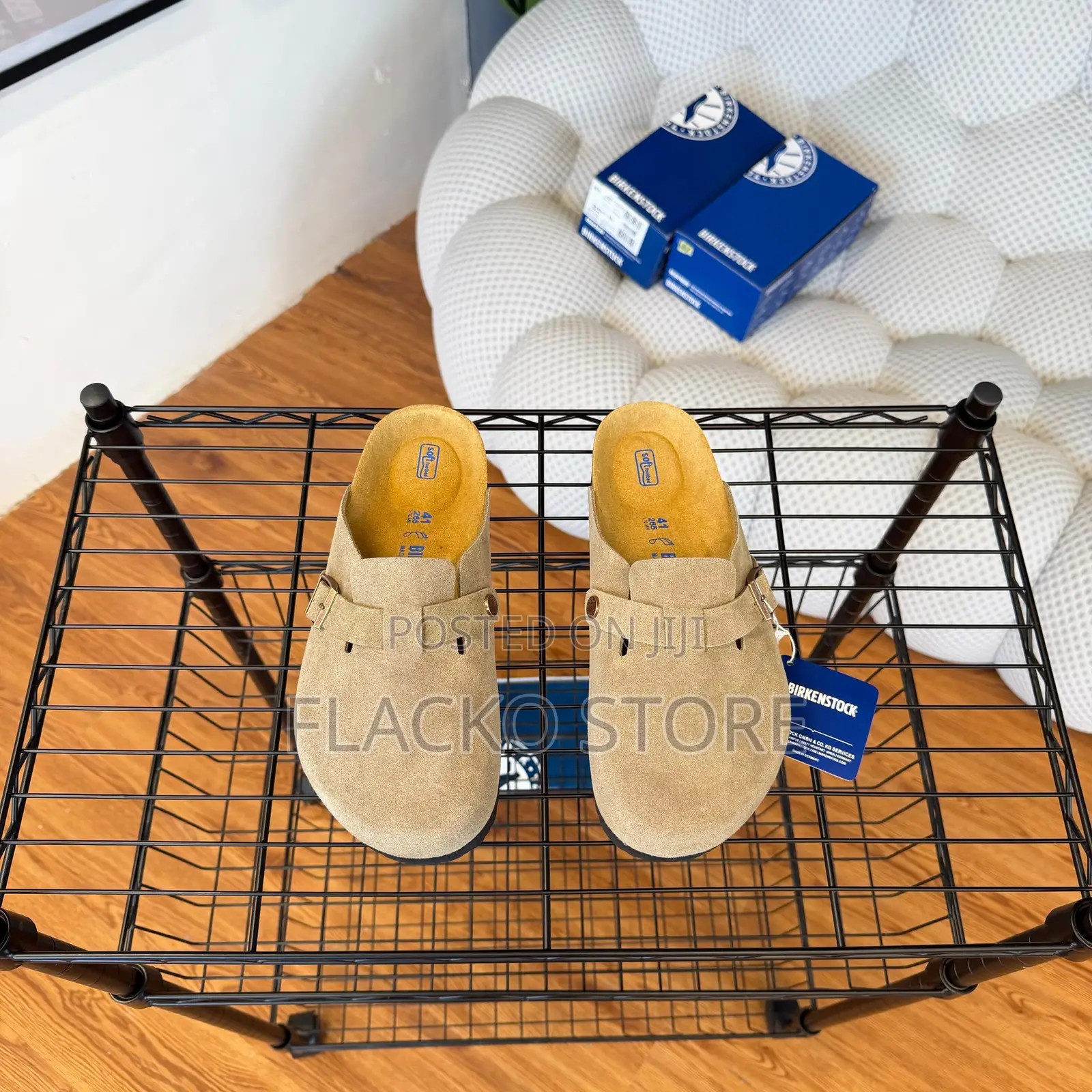 Original Birkenstock Boston Suede Series Clogs