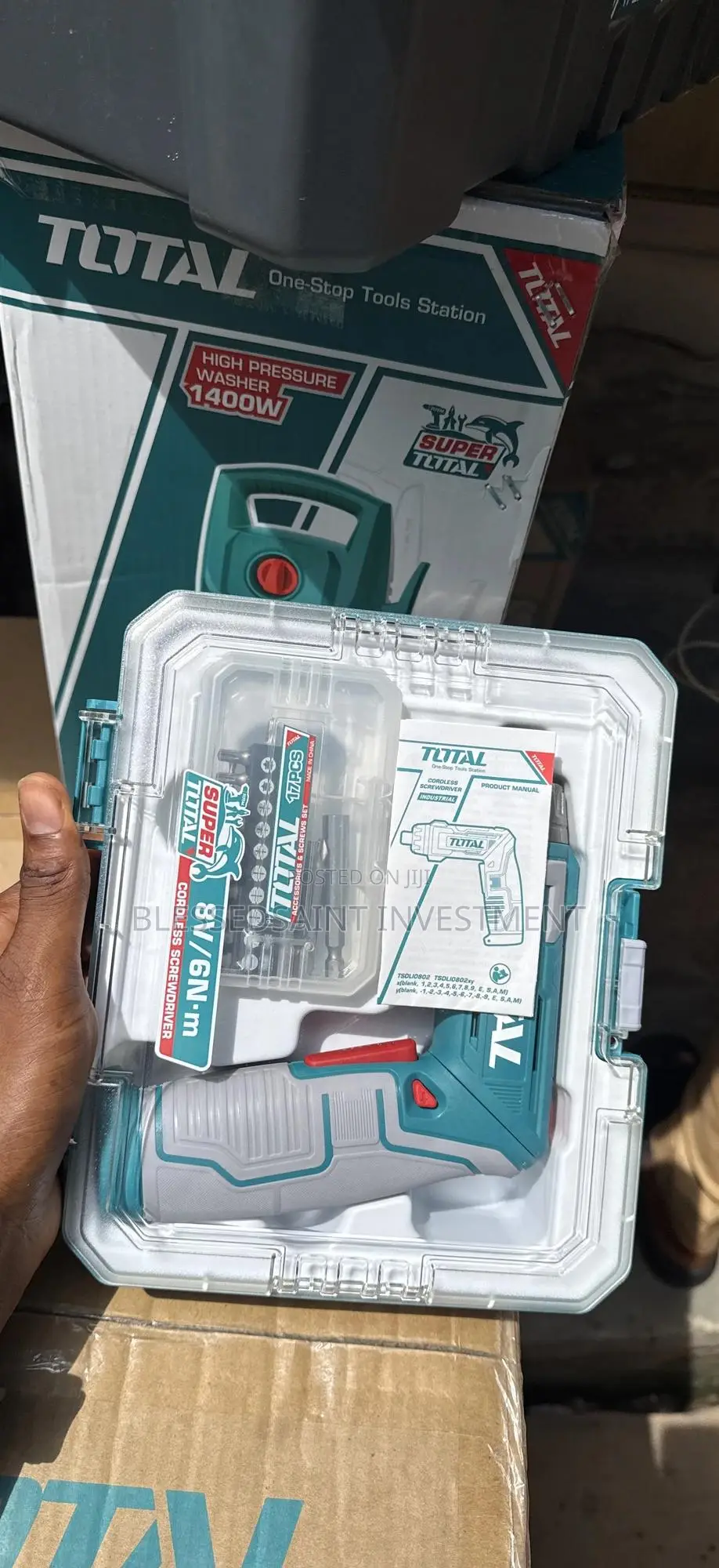 Total Cordless Screwdriver 9v/6n.M