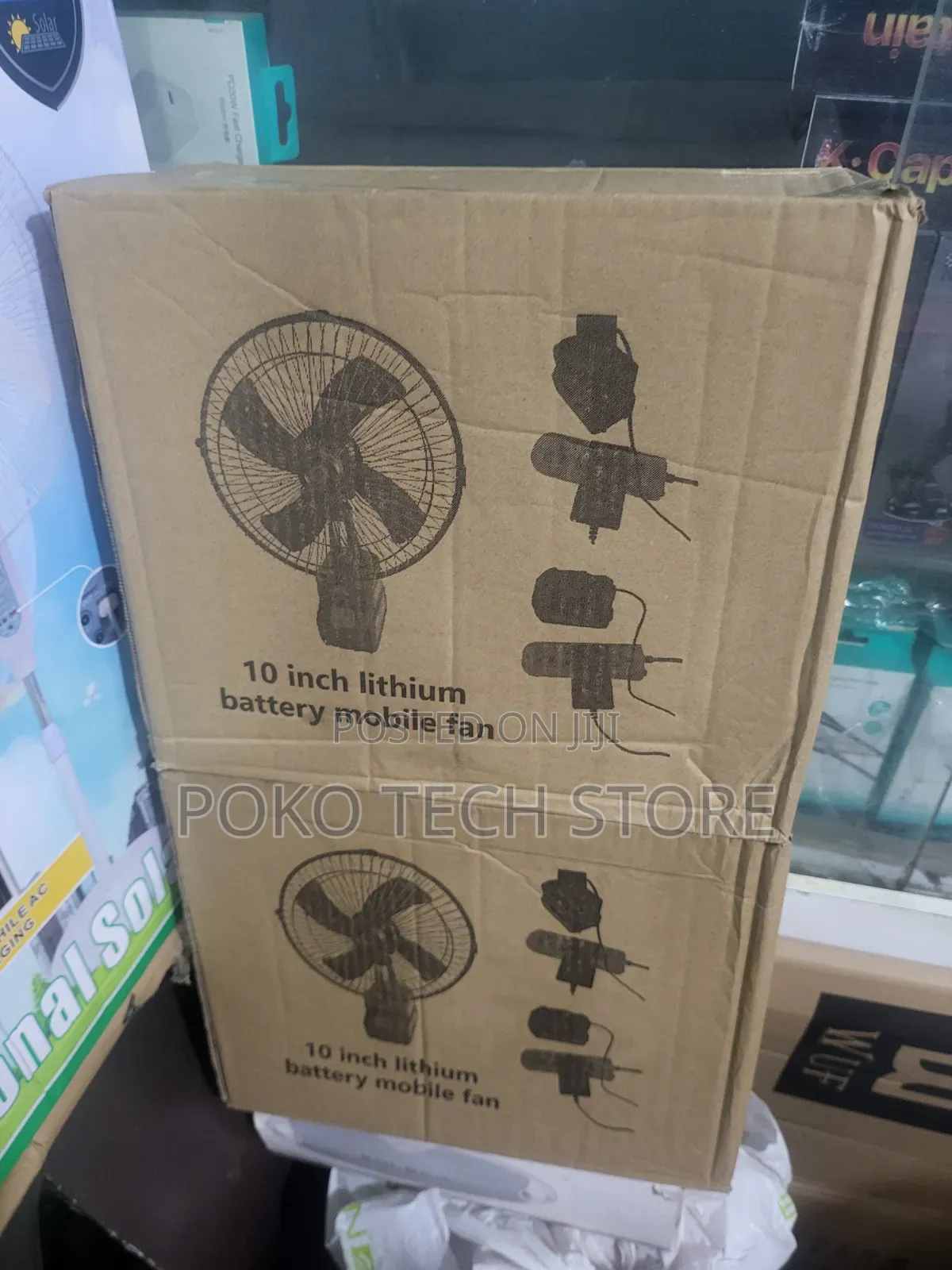 10-Inch Lithium Battery Mobile Fan