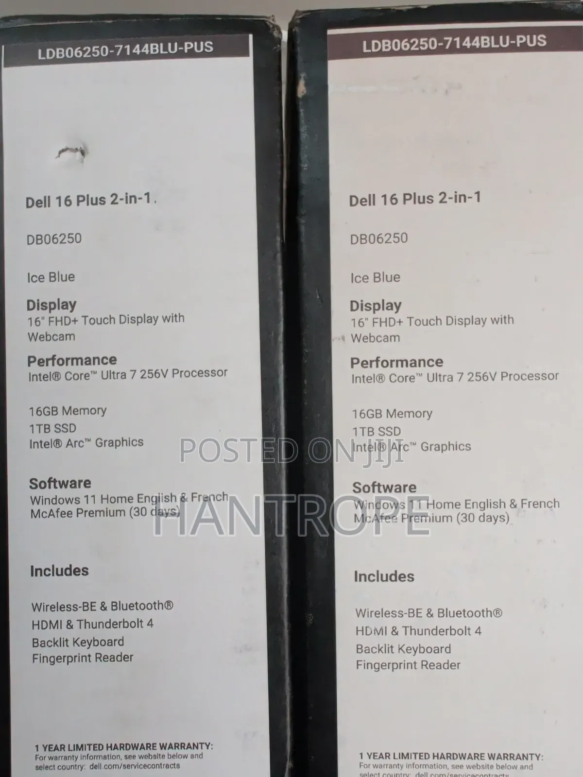 New Laptop Dell 16 Premium 16GB Intel Core Ultra 7 SSD 1T