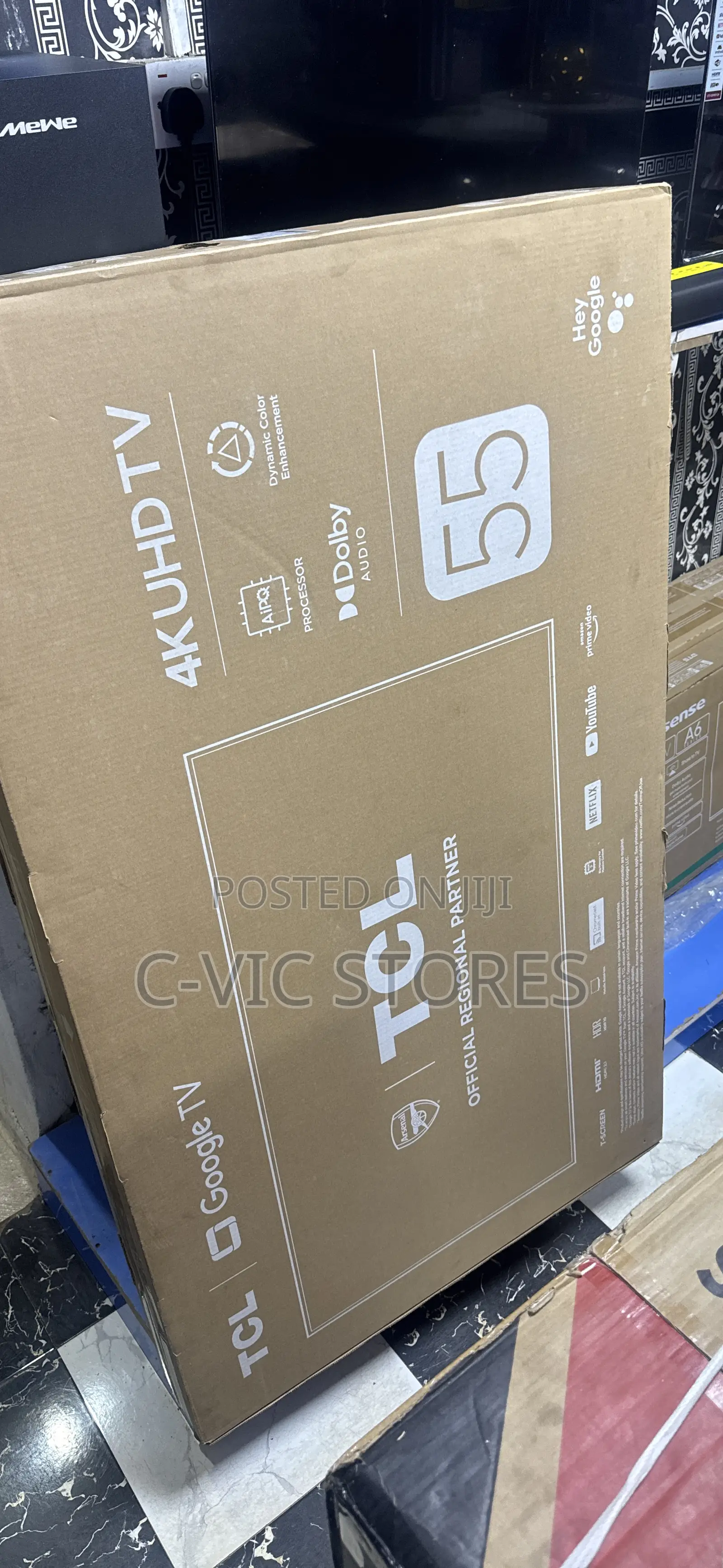 TCL 55” Uhd Google Tv