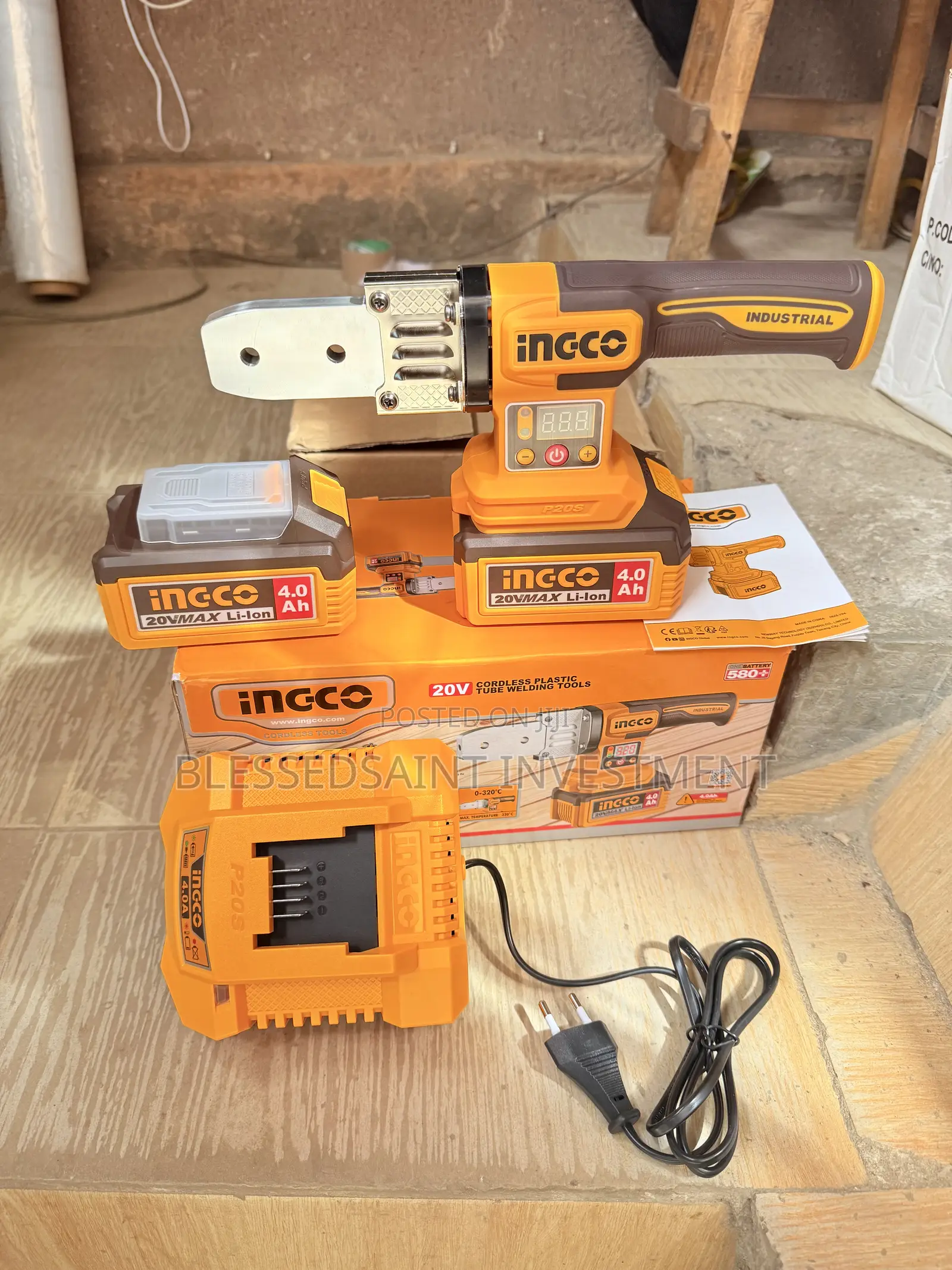 Ingco Cordless Plastic Tube Welding Machine 20v PPR Ptwtli2018