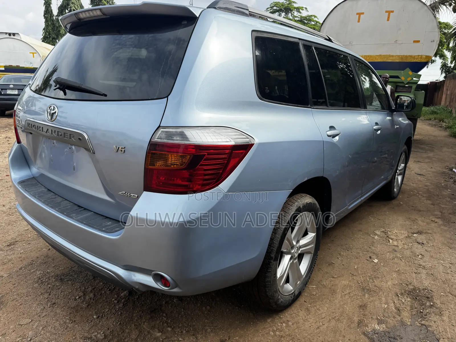 Toyota Highlander Sport 2008 Blue