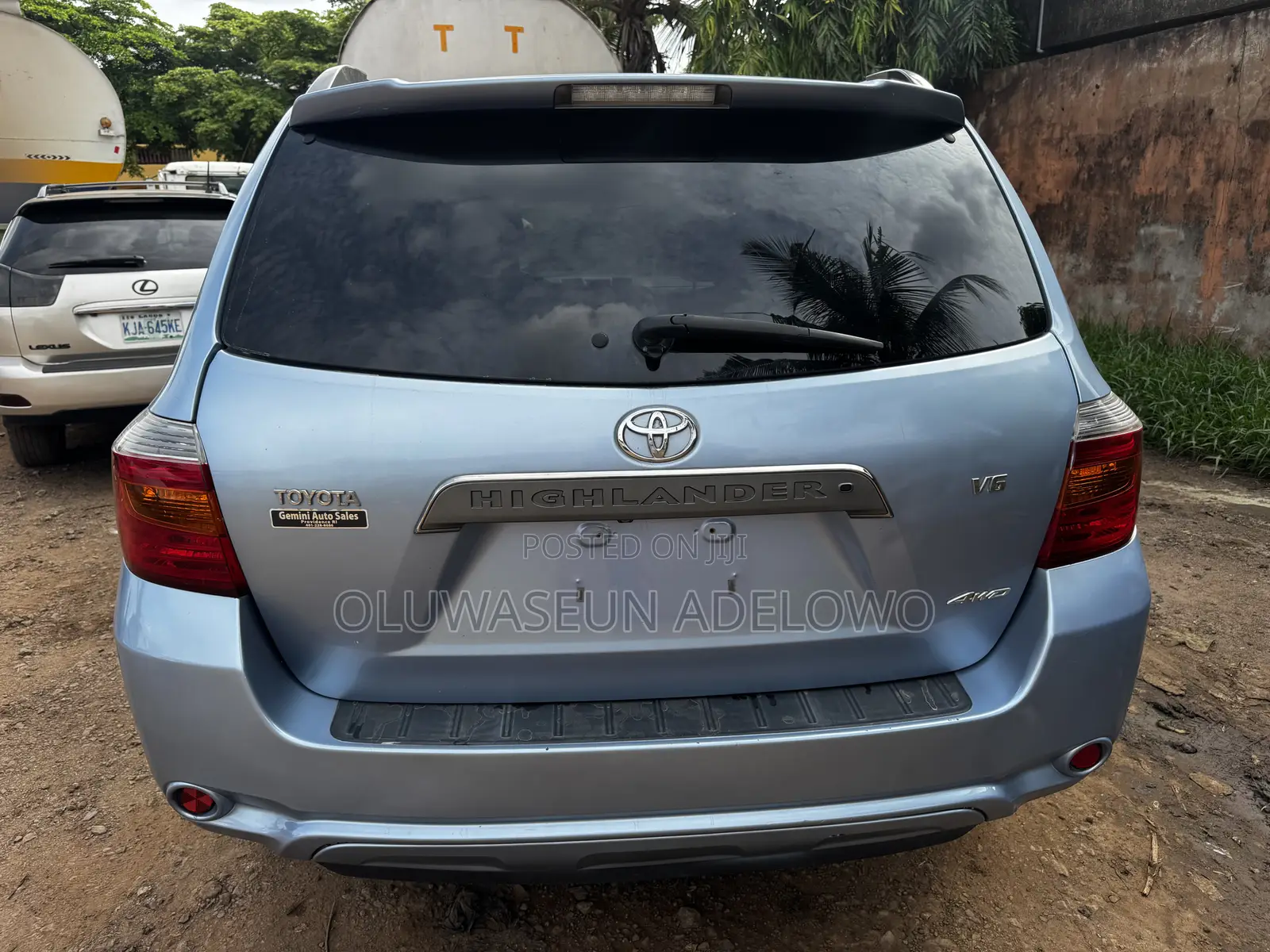 Toyota Highlander Sport 2008 Blue