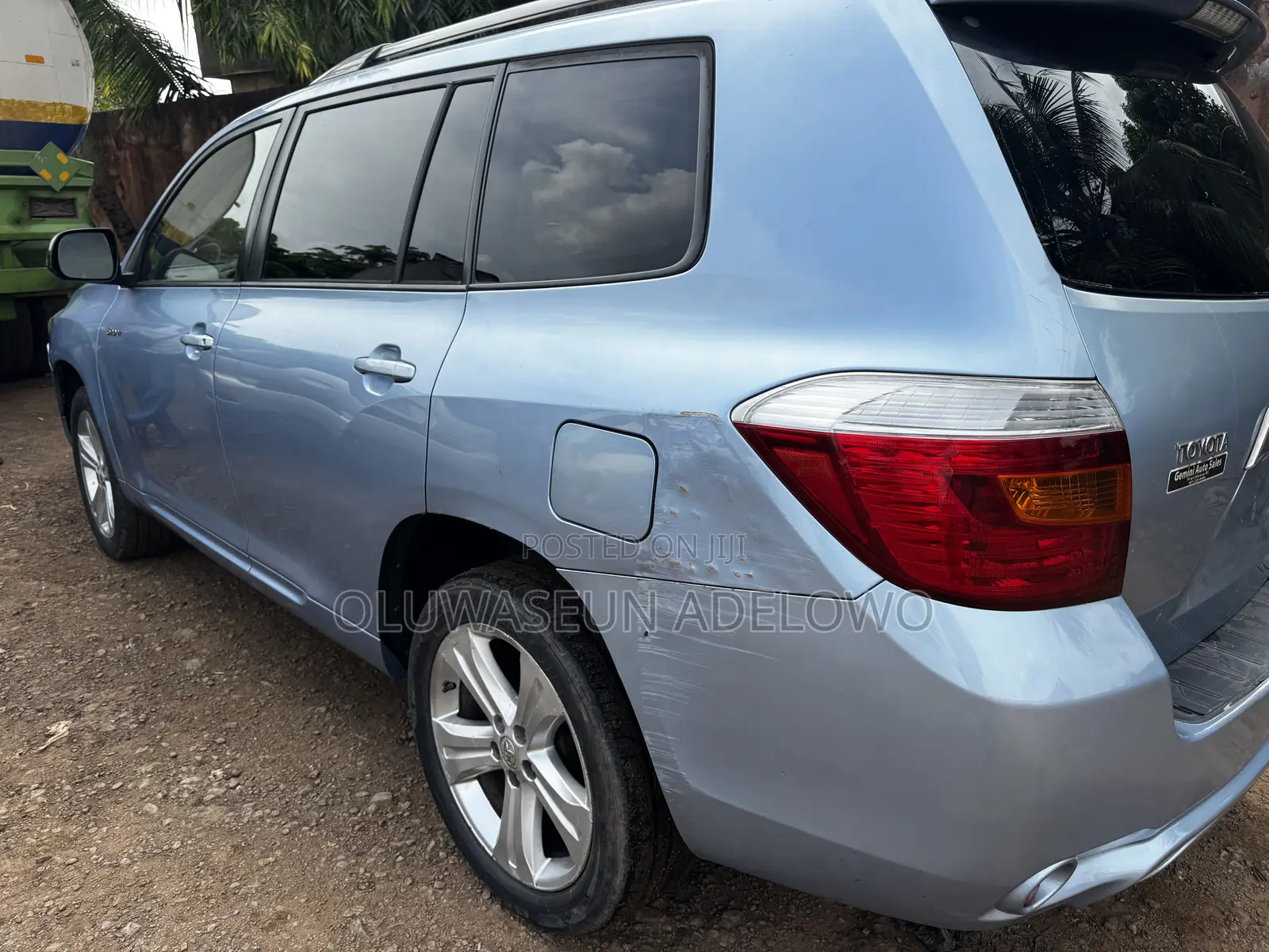 Toyota Highlander Sport 2008 Blue