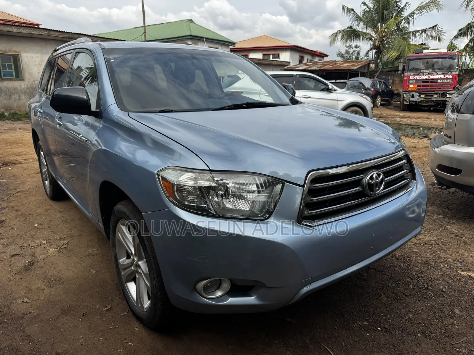 Toyota Highlander Sport 2008 Blue