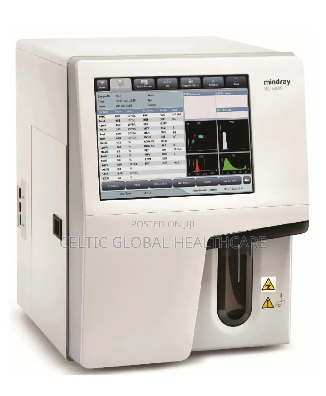 Bc-5000 Mindray 5 Parts Hematology Analyzer
