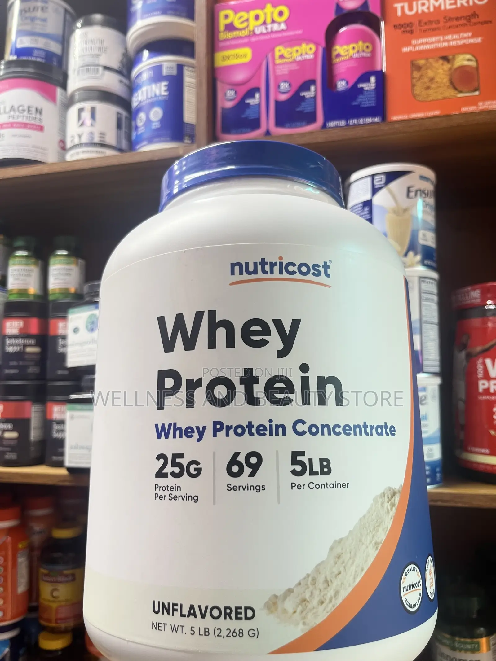 Nutricost Whey Protein 5lb | 25g Protein Per Serving | 69 Servings