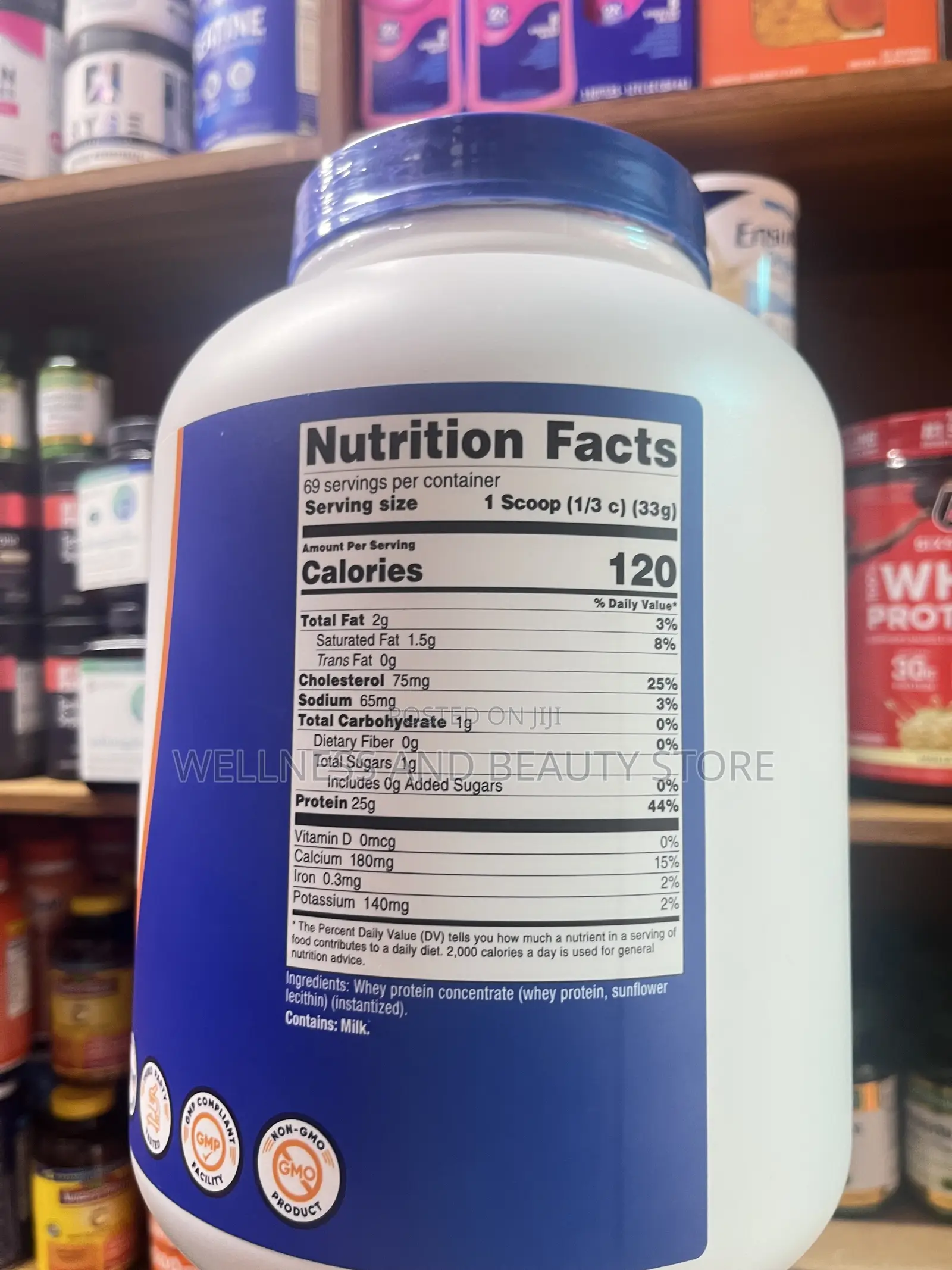 Nutricost Whey Protein 5lb | 25g Protein Per Serving | 69 Servings