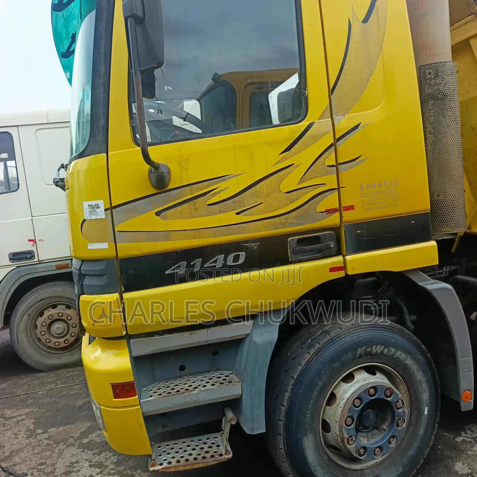 Actros Tipper Mp1 4140 Tokunbo