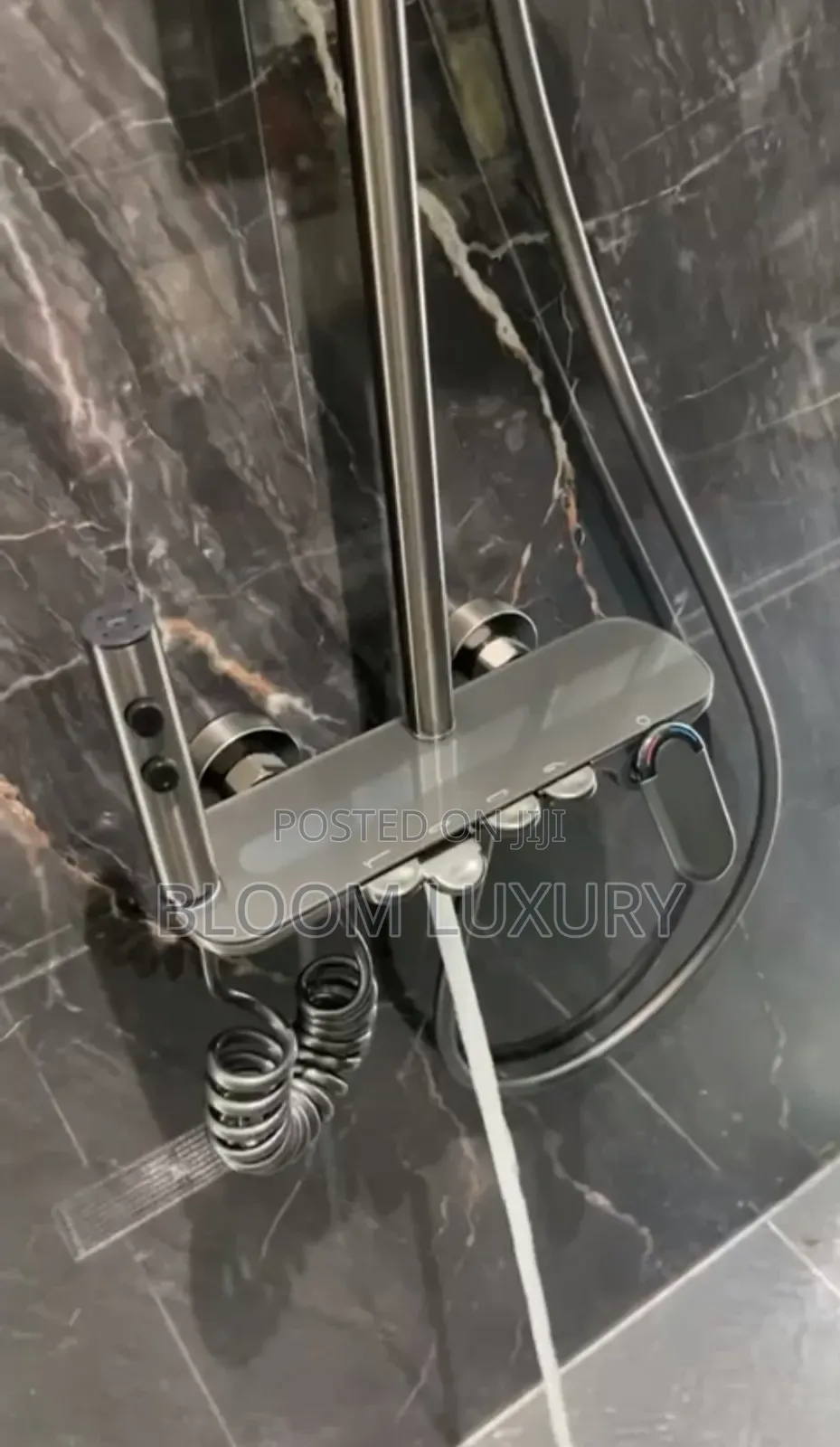 Rust Free Heavy Gauge Grey Piano Standing Shower
