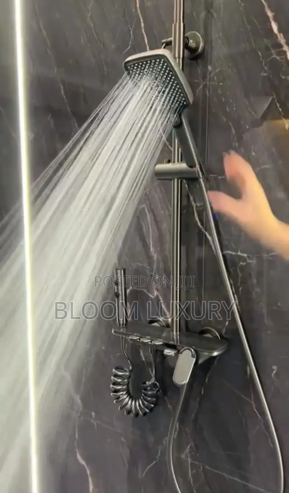 Rust Free Heavy Gauge Grey Piano Standing Shower
