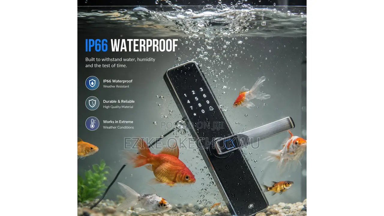 Smart Fingerprint Door Lock Waterproof Smart Lock