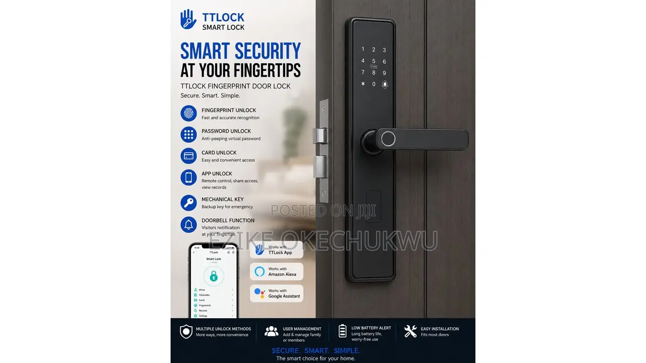 Smart Life Fingerprint Security Door Lock