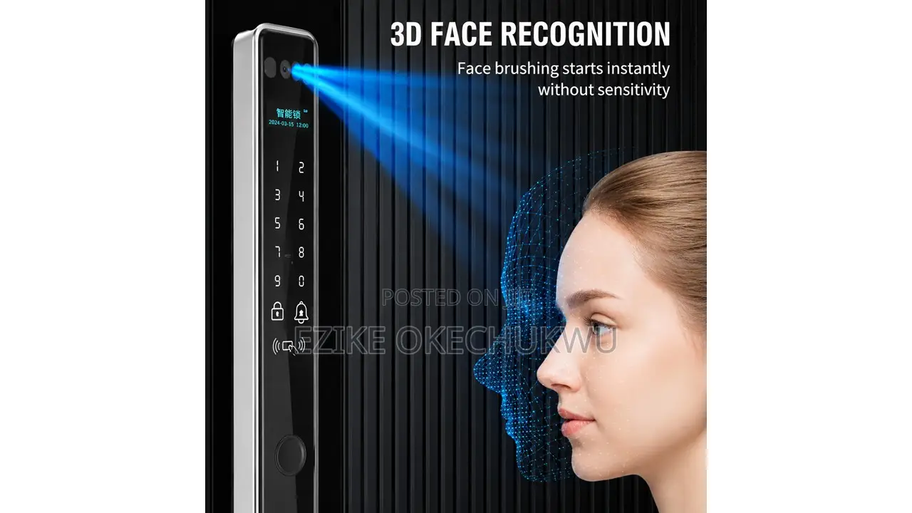 Face Recognition Outdoor Broken Bridge Aluminum Alloy Smart Lock