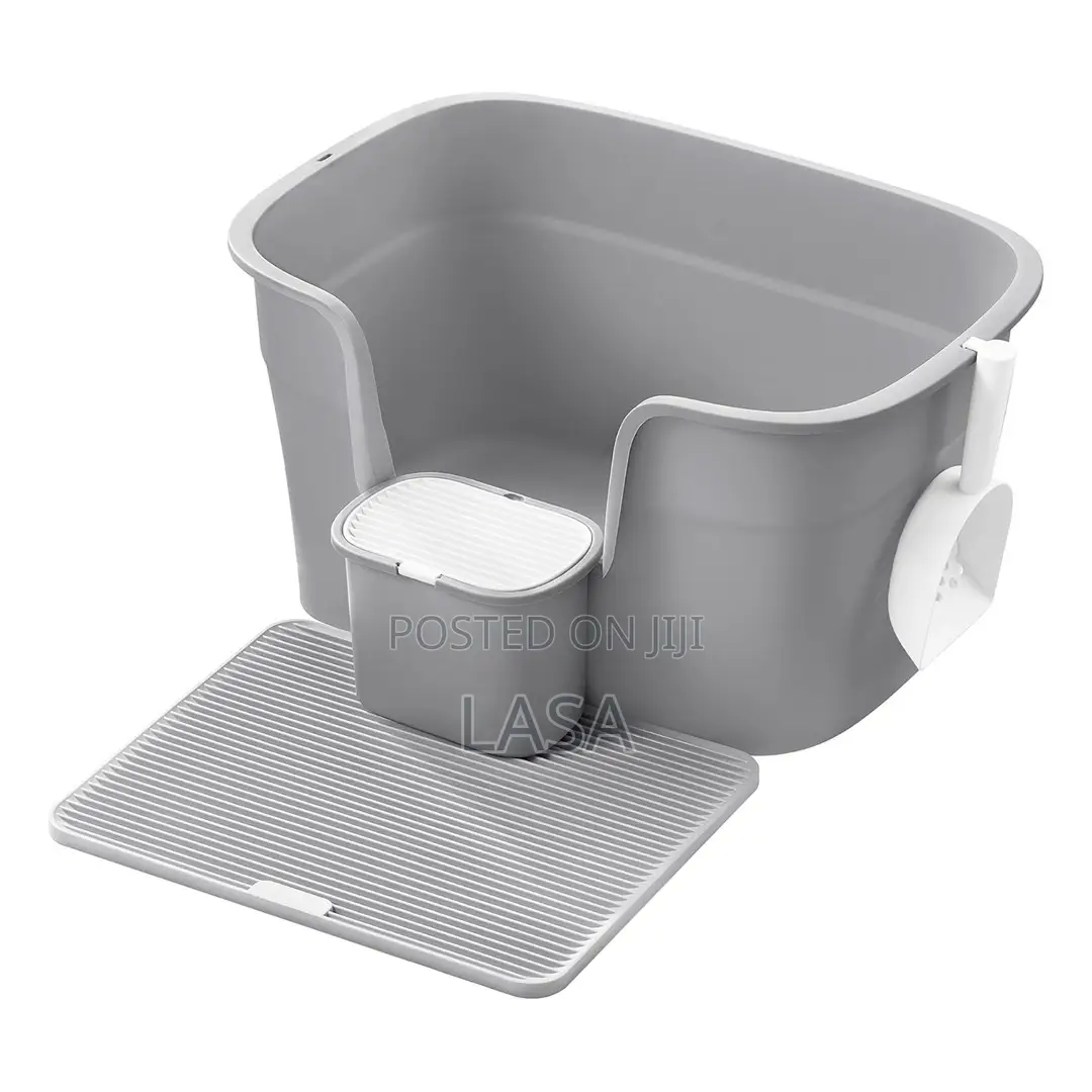 Extra Large Cat Litter Box With High Sides.