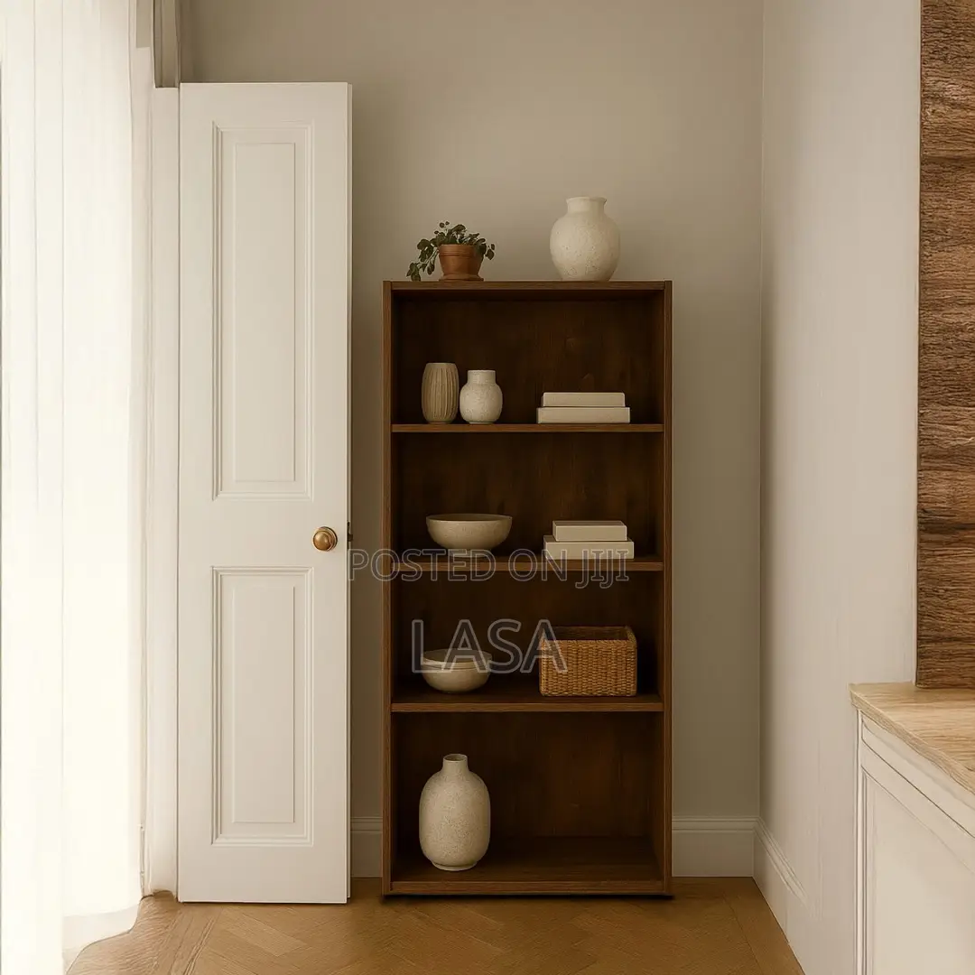 Rustic Wooden Bookshelf