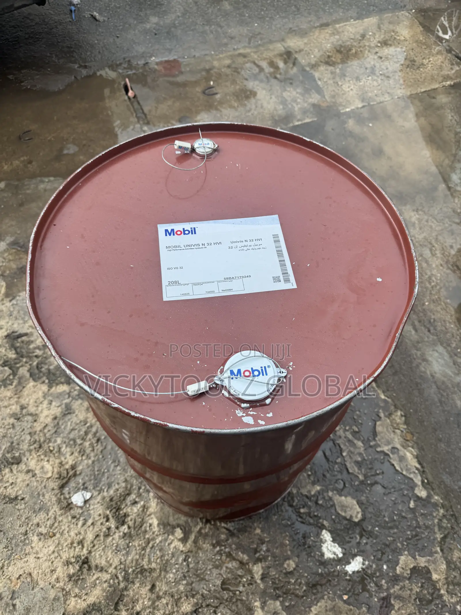 Mobil Univis N 32 Hvi Drum //208l