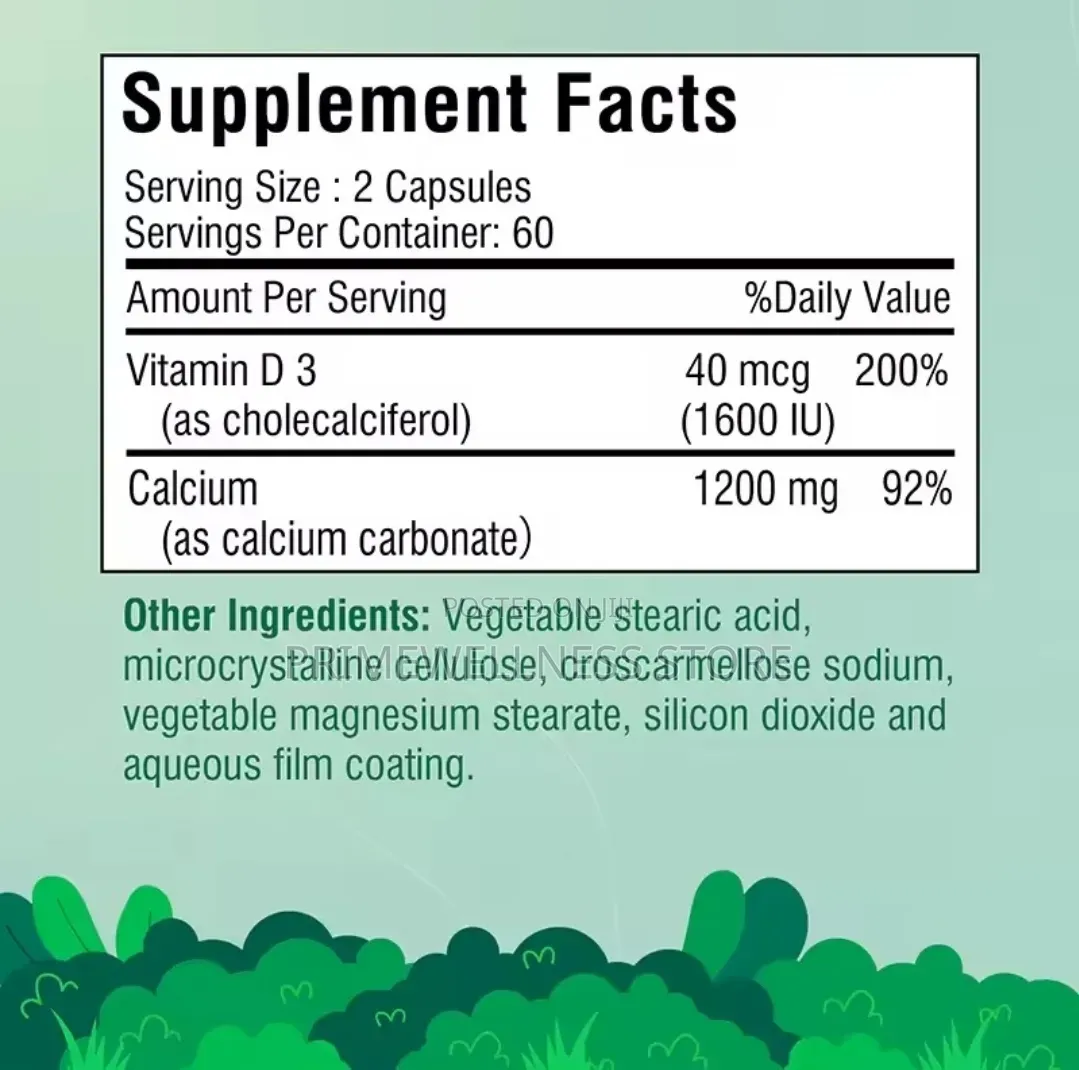 Calcium +Vitamin D3 1200mg