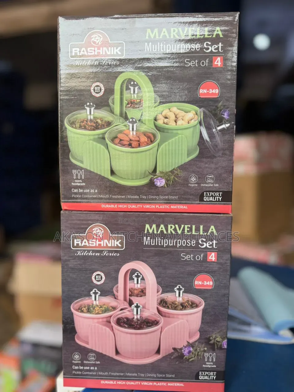 Rashnik Marvella 4 in 1 Spice Rack