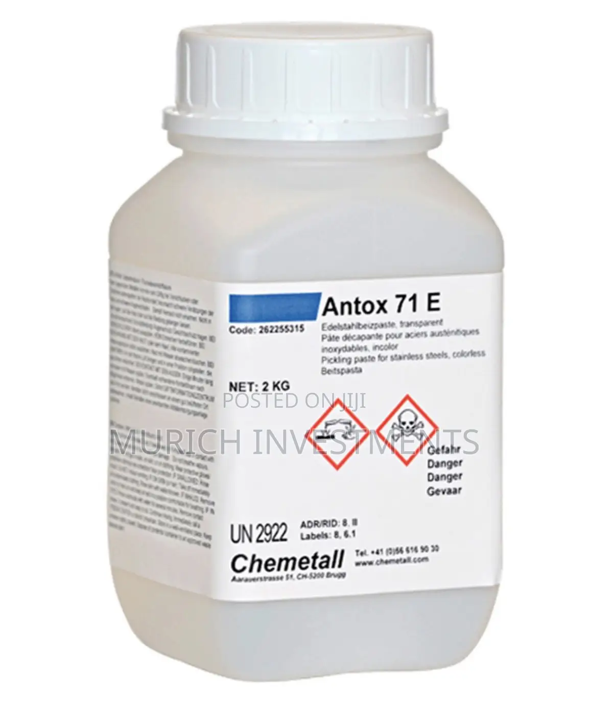 Antox 71e Stainless Steel Pickling Paste – Professional Weld Cleaning