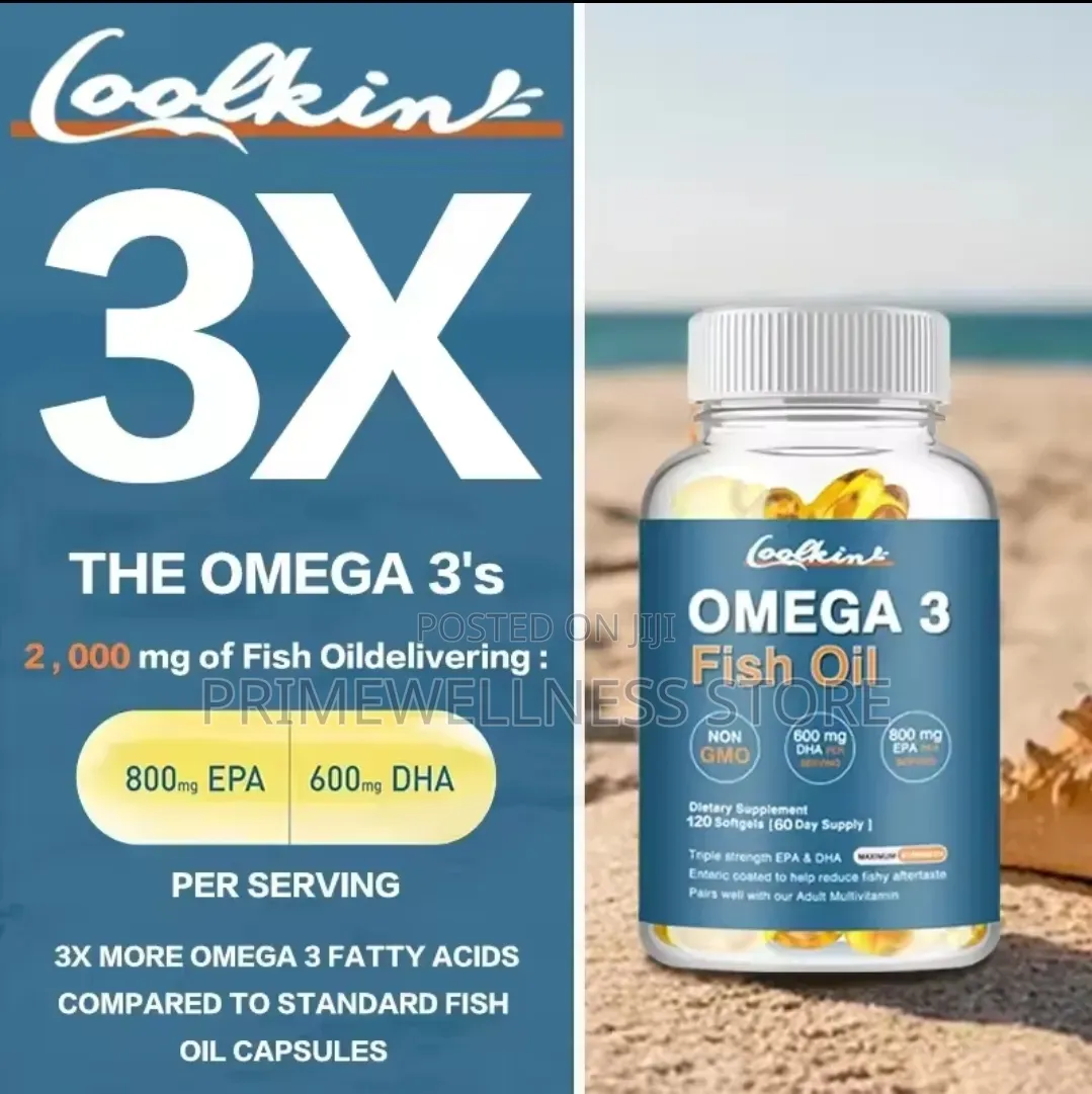 Omega 3 Fish Oil 2000mg +Dha 800mg +Epa 600mg