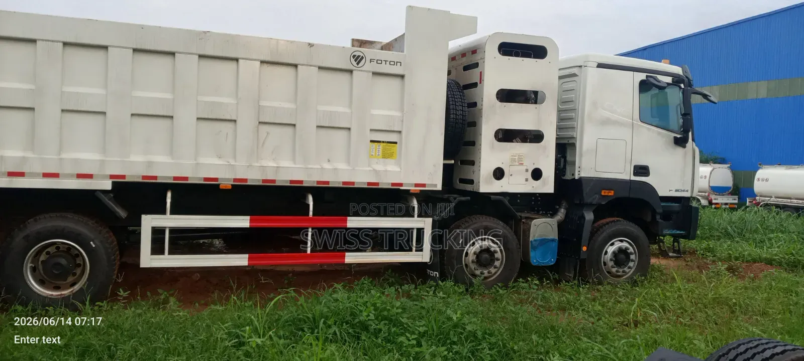45 Tons CNG Foton Dump Trucks 2025 White
