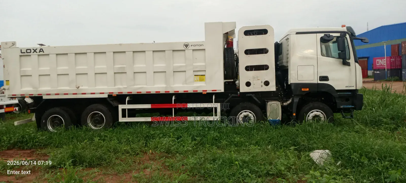 45 Tons CNG Foton Dump Trucks 2025 White