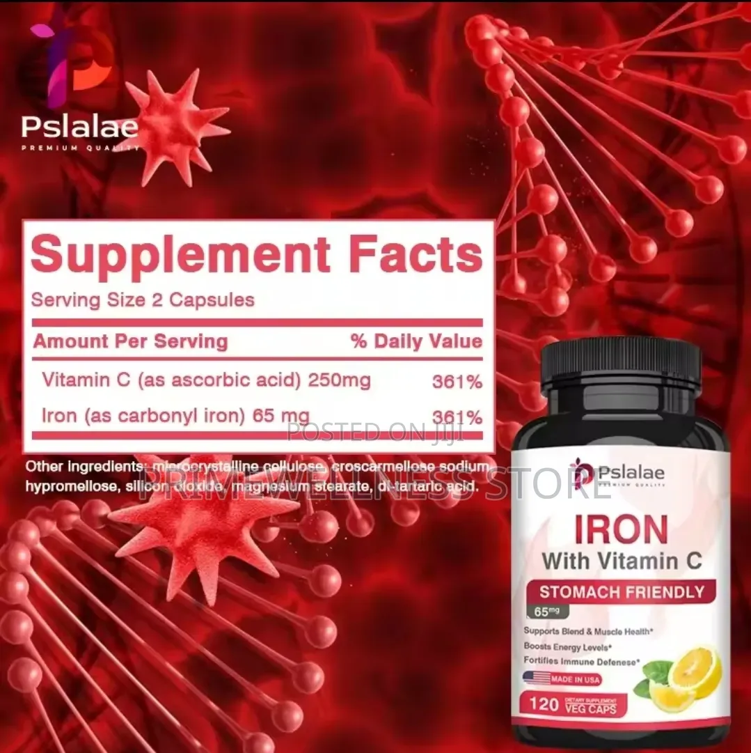 Iron With Vitamin C Stomach Friendly 65mg